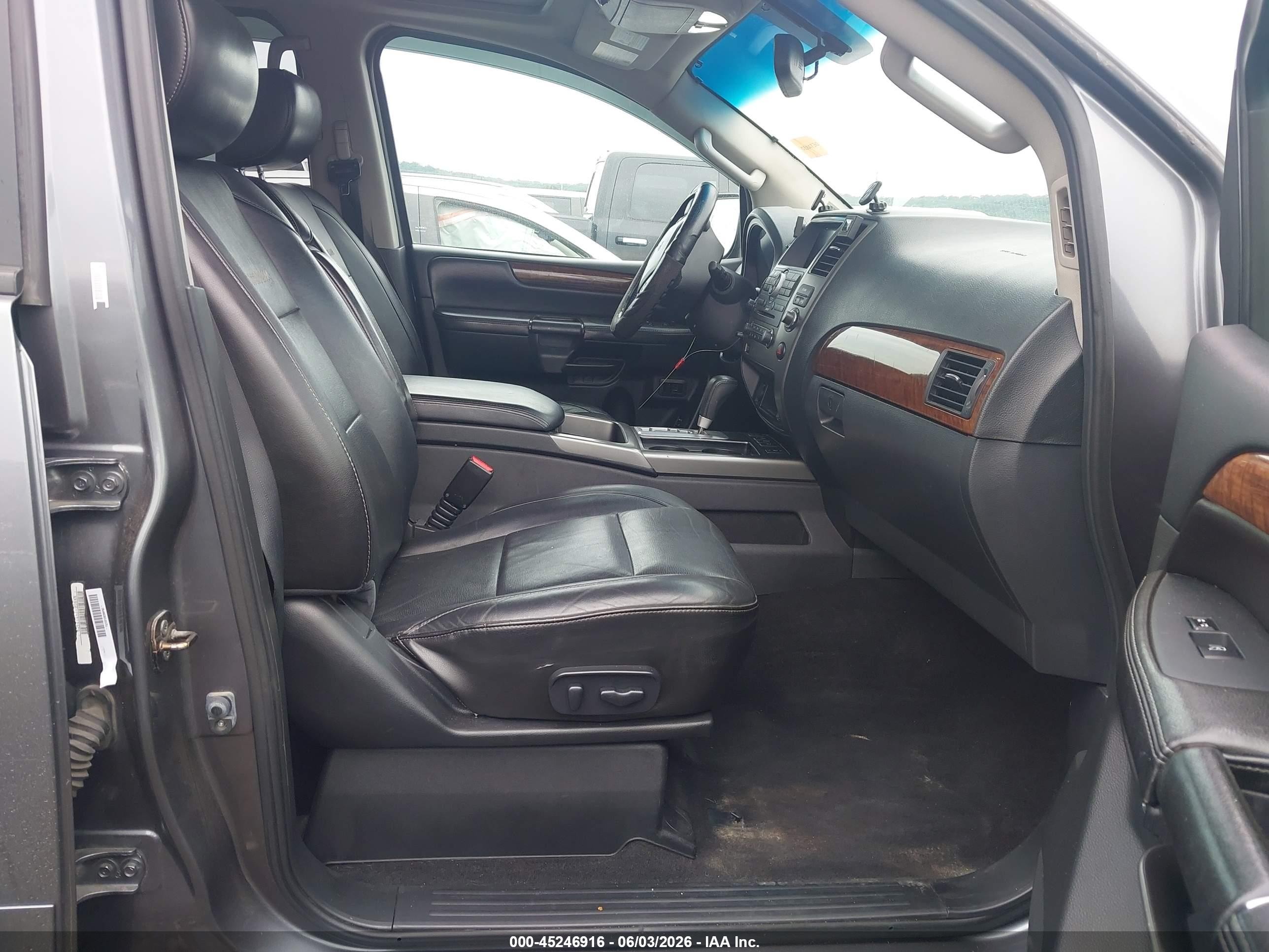 2013 Nissan Armada Platinum Gray vin: 5N1BA0NC0DN605696