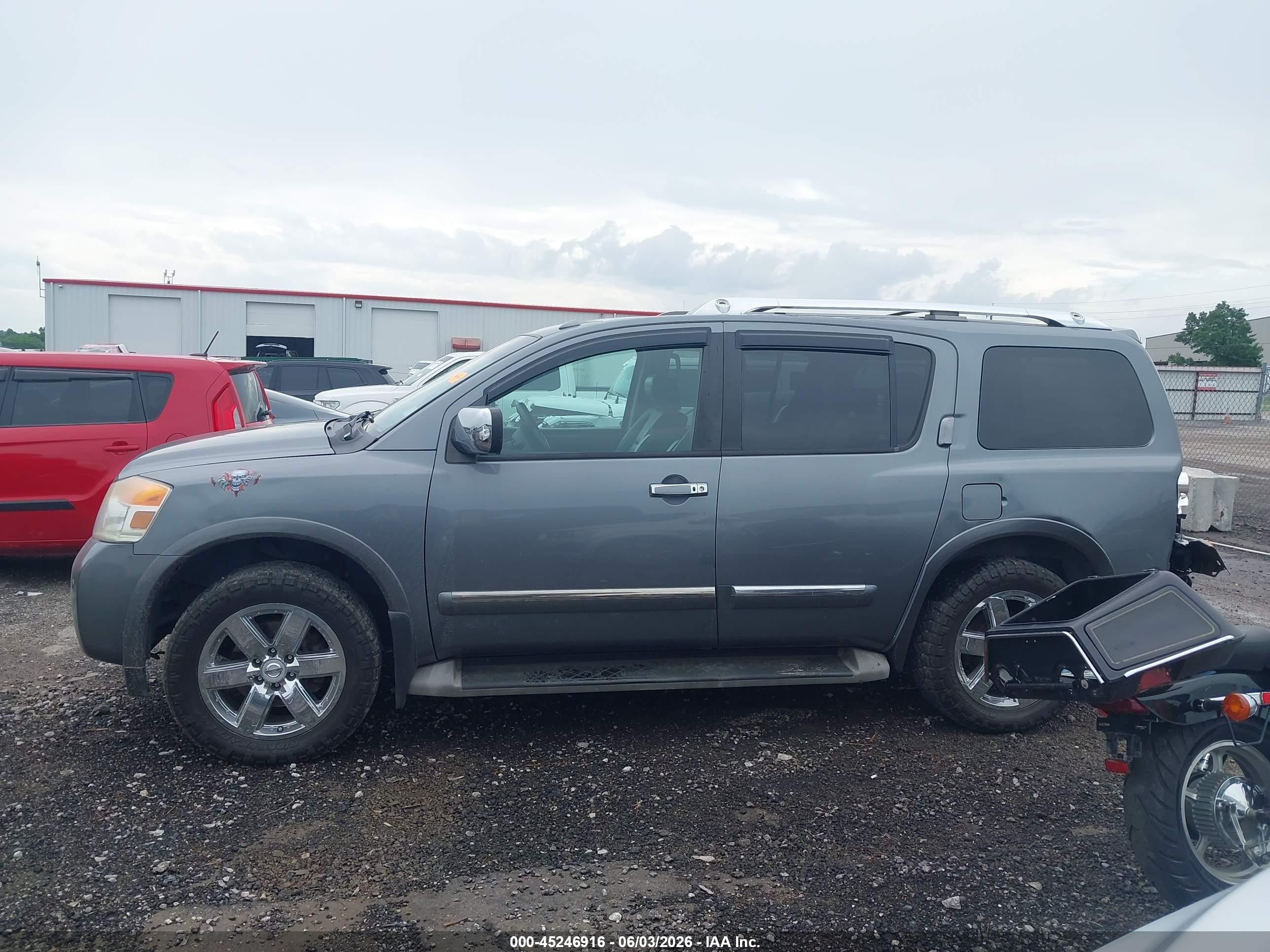 2013 Nissan Armada Platinum Gray vin: 5N1BA0NC0DN605696