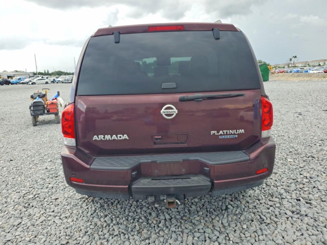 2015 Nissan Armada Platinum Burgundy vin: 5N1BA0NC1FN621408