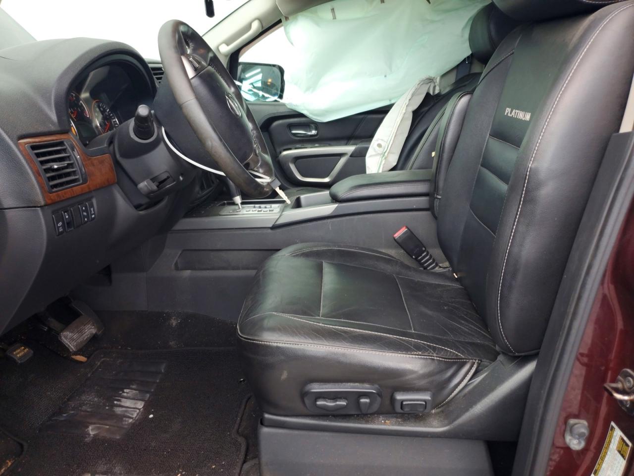 2015 Nissan Armada Platinum Burgundy vin: 5N1BA0NC1FN621408