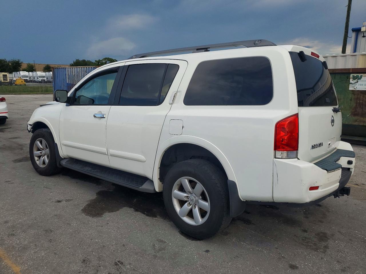 2011 Nissan Armada Sv White vin: 5N1BA0NC3BN623543