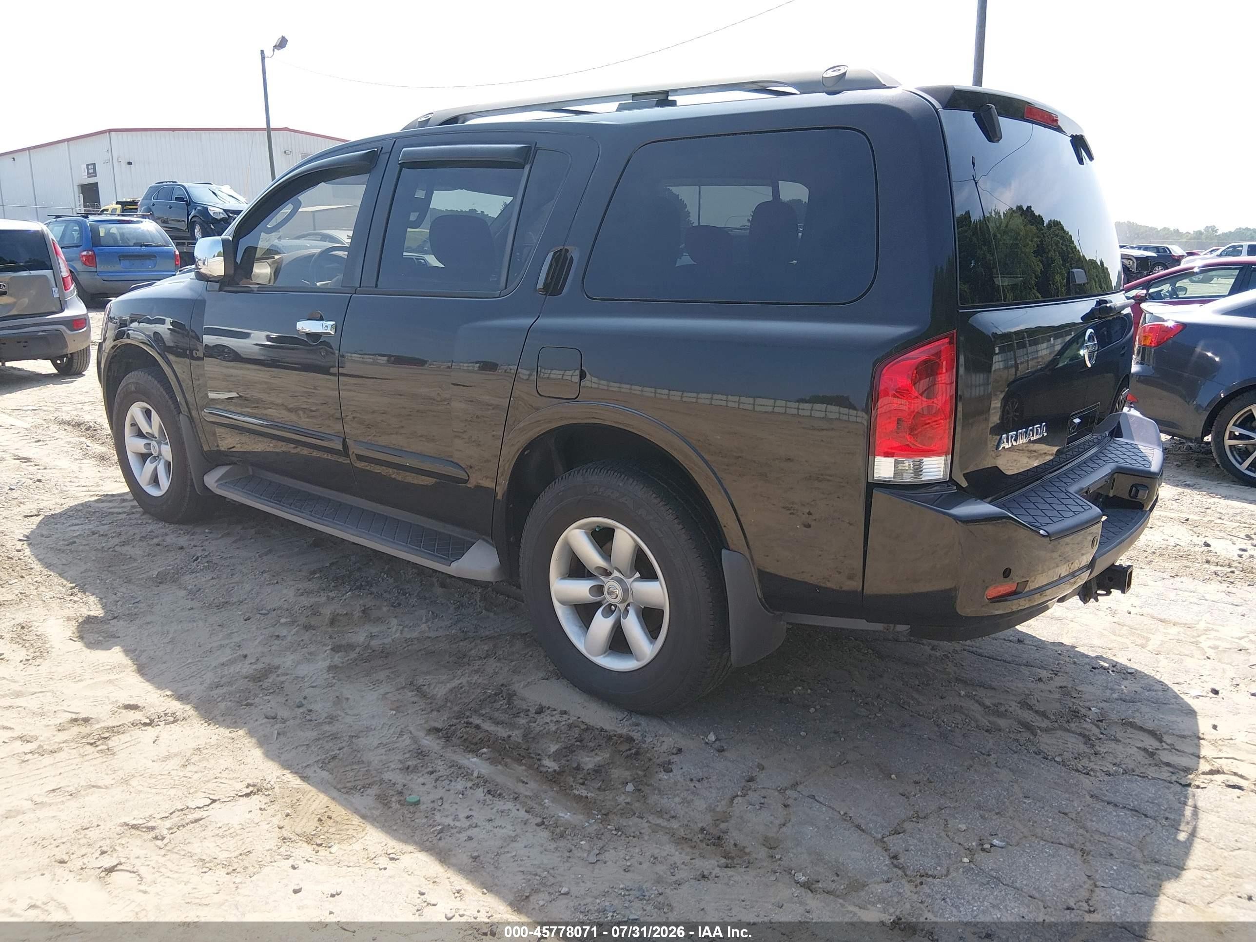 2012 Nissan Armada Sv Black vin: 5N1BA0NC3CN603973