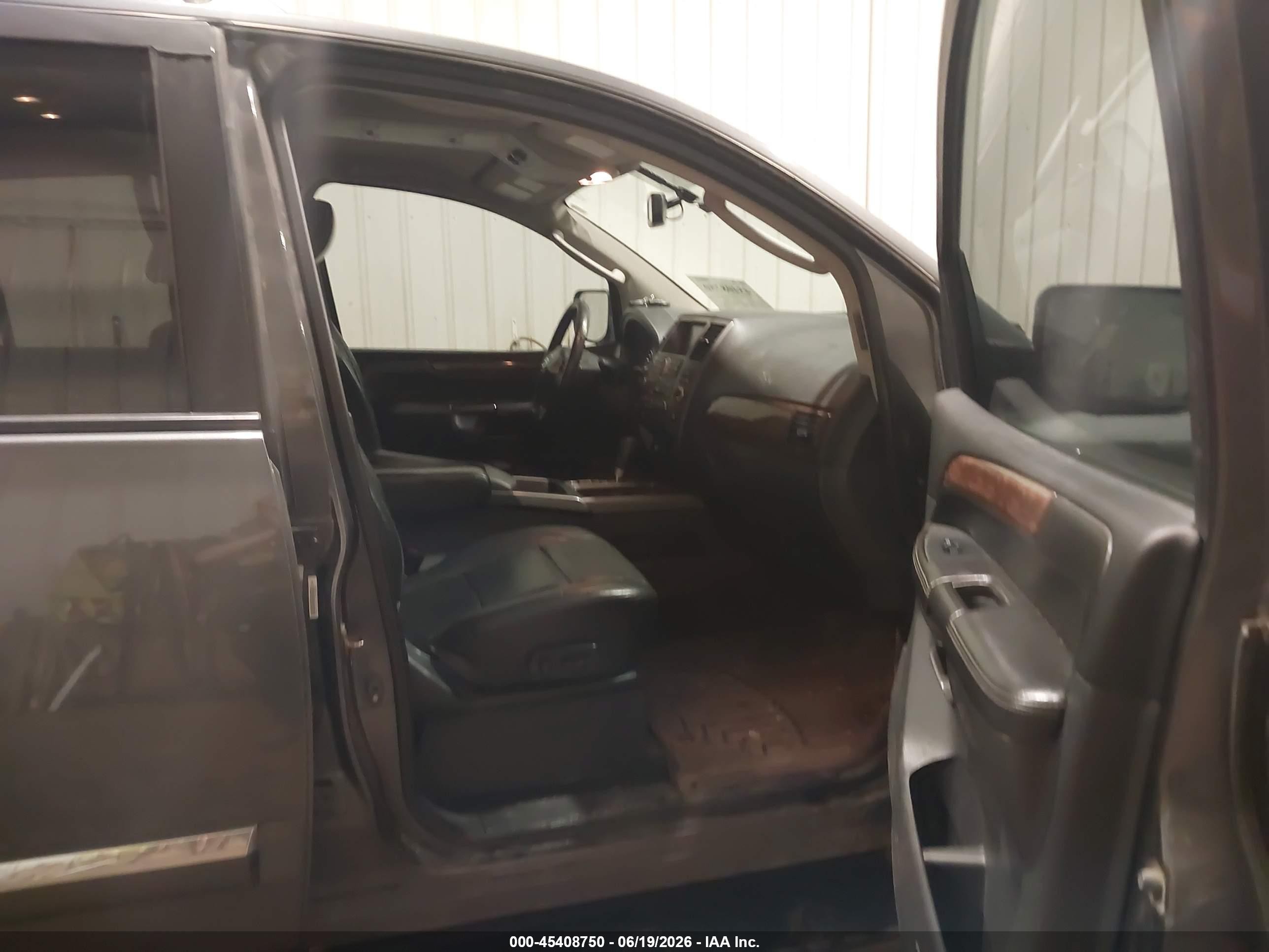 2012 Nissan Armada Sl Gray vin: 5N1BA0NC3CN613371