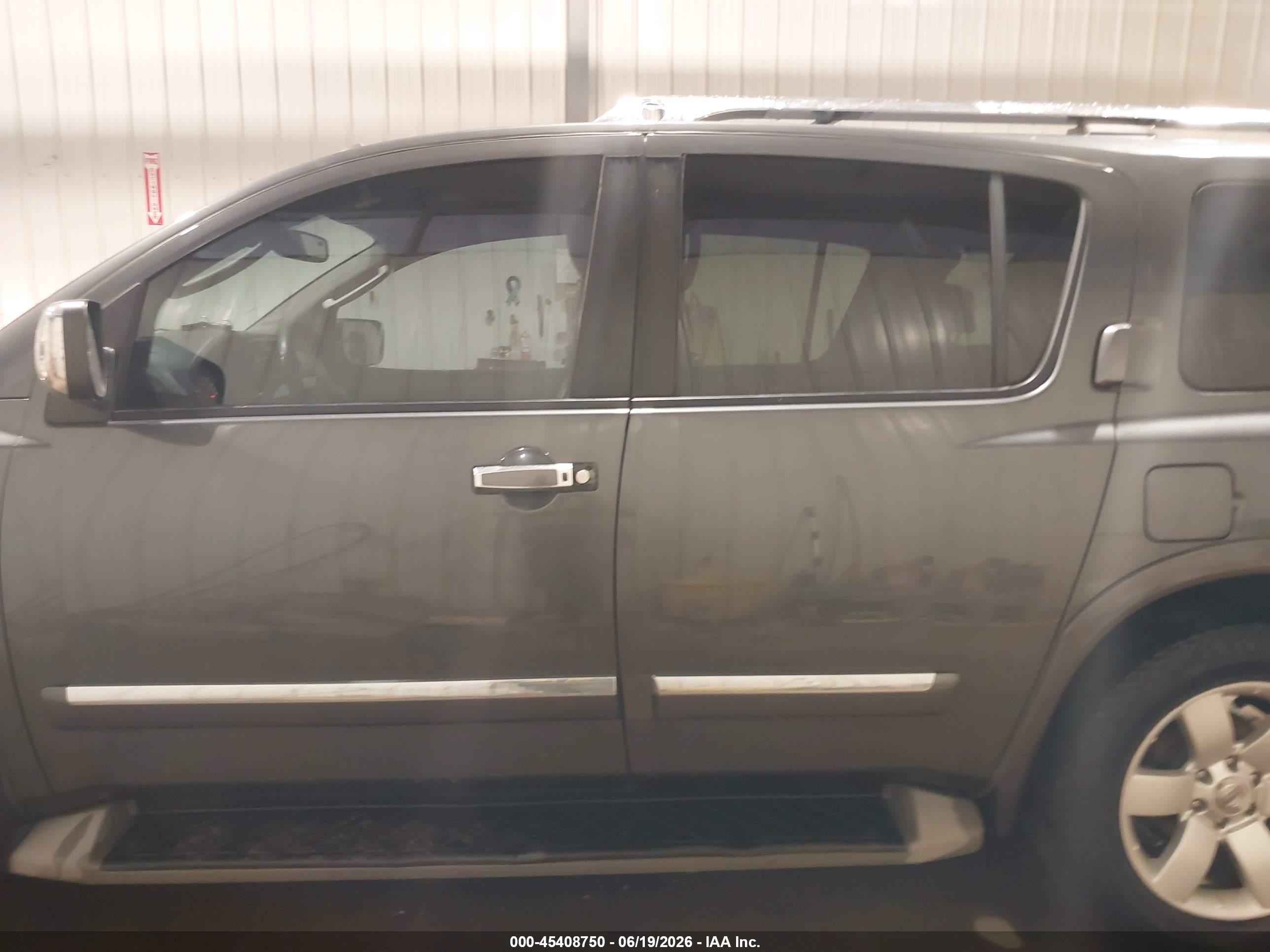 2012 Nissan Armada Sl Gray vin: 5N1BA0NC3CN613371