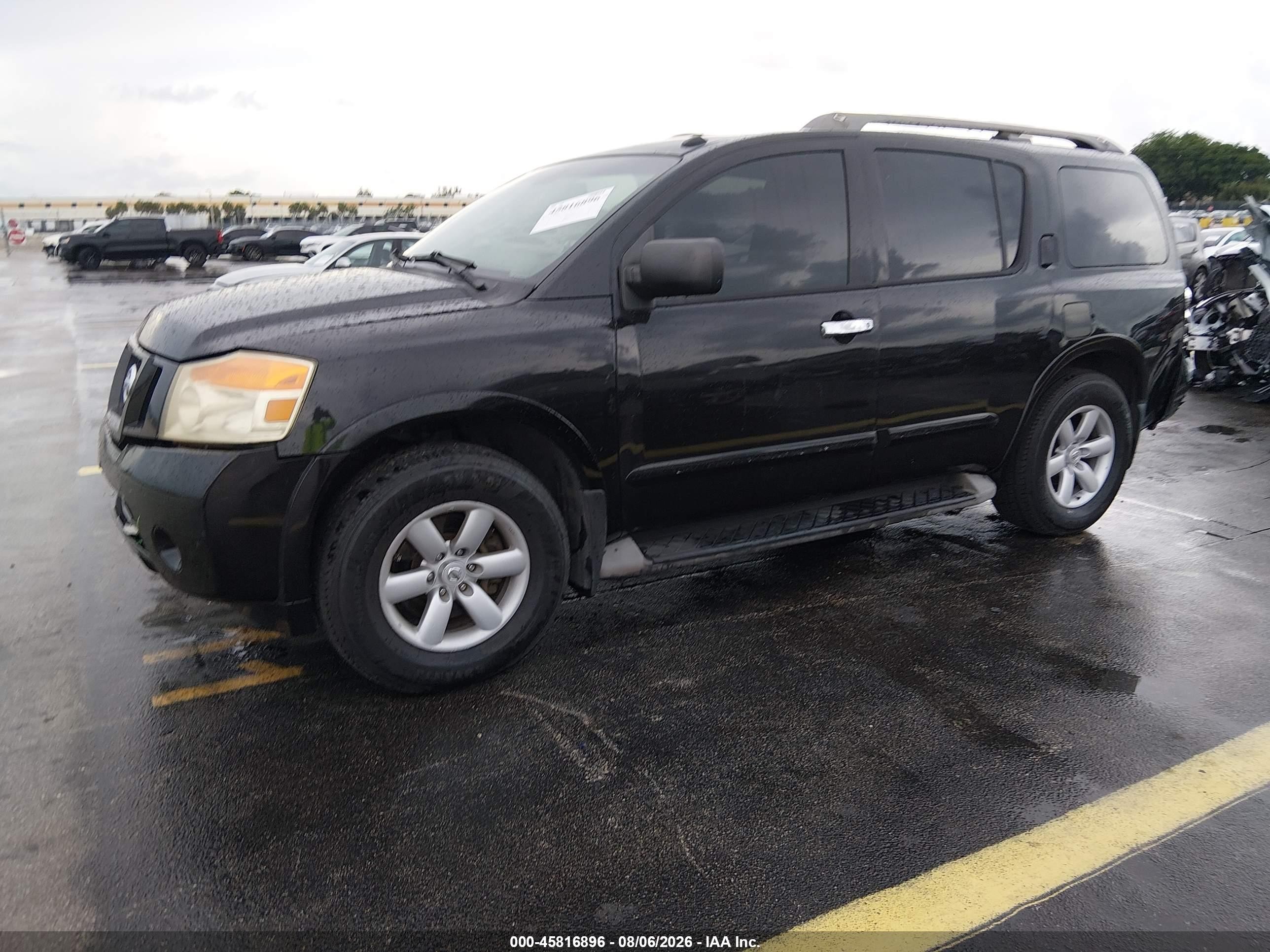 2013 Nissan Armada Sv Black vin: 5N1BA0NC4DN605247