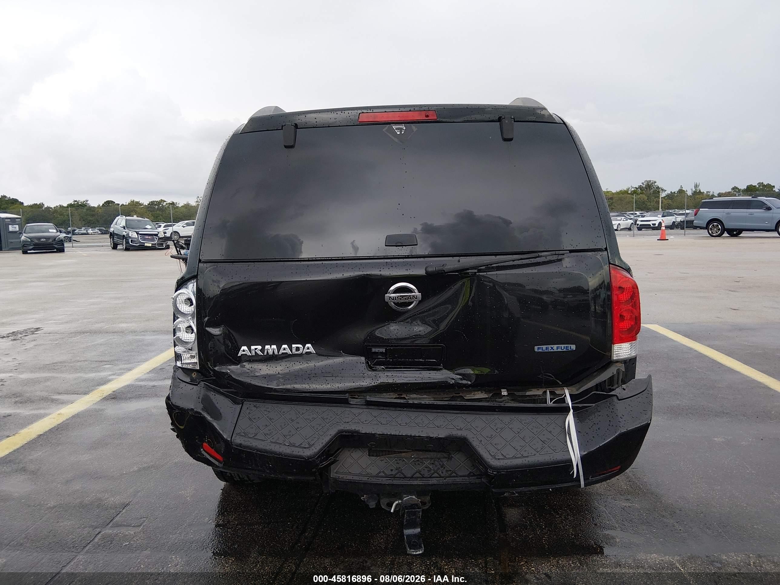 2013 Nissan Armada Sv Black vin: 5N1BA0NC4DN605247