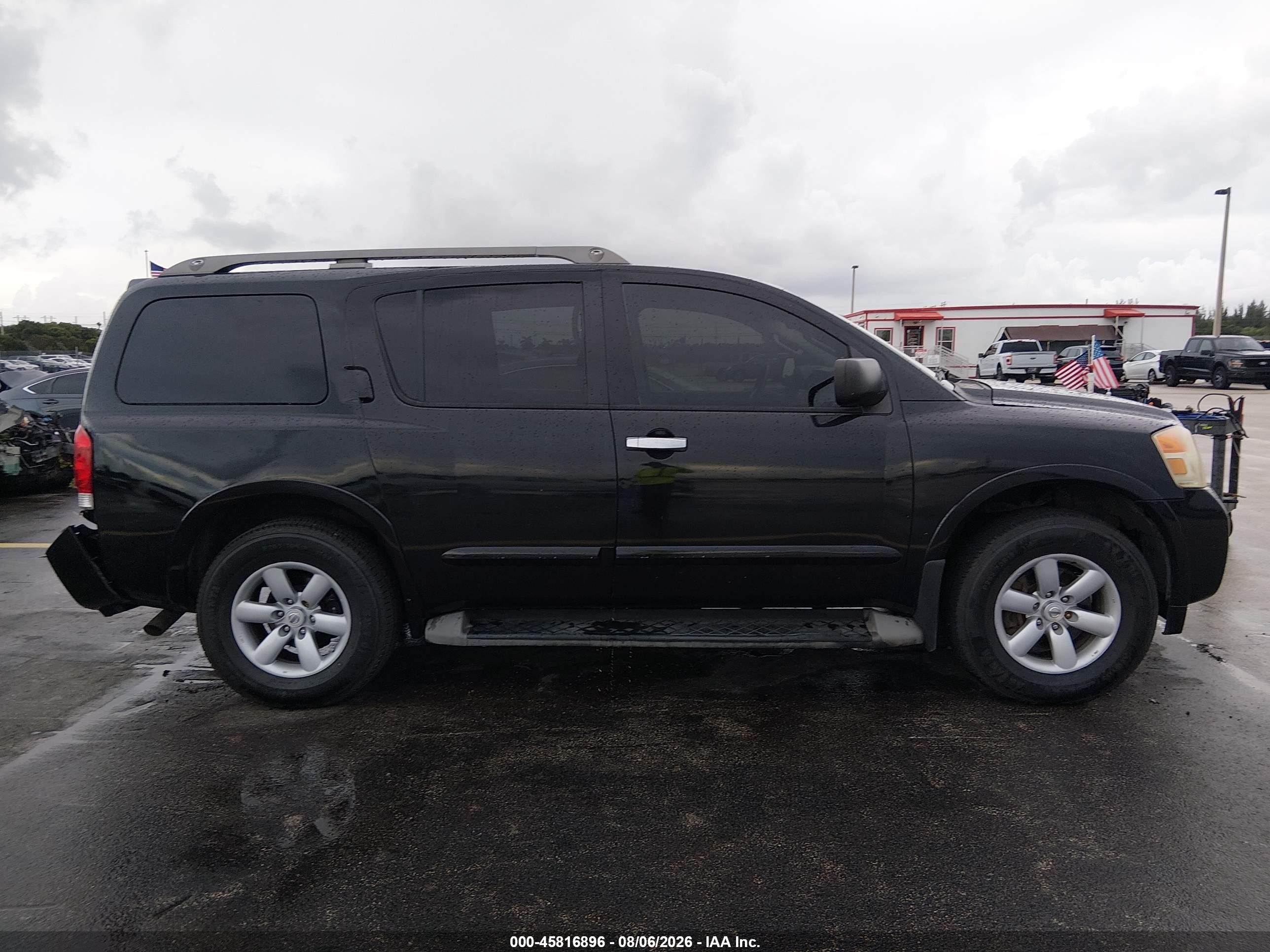 2013 Nissan Armada Sv Black vin: 5N1BA0NC4DN605247