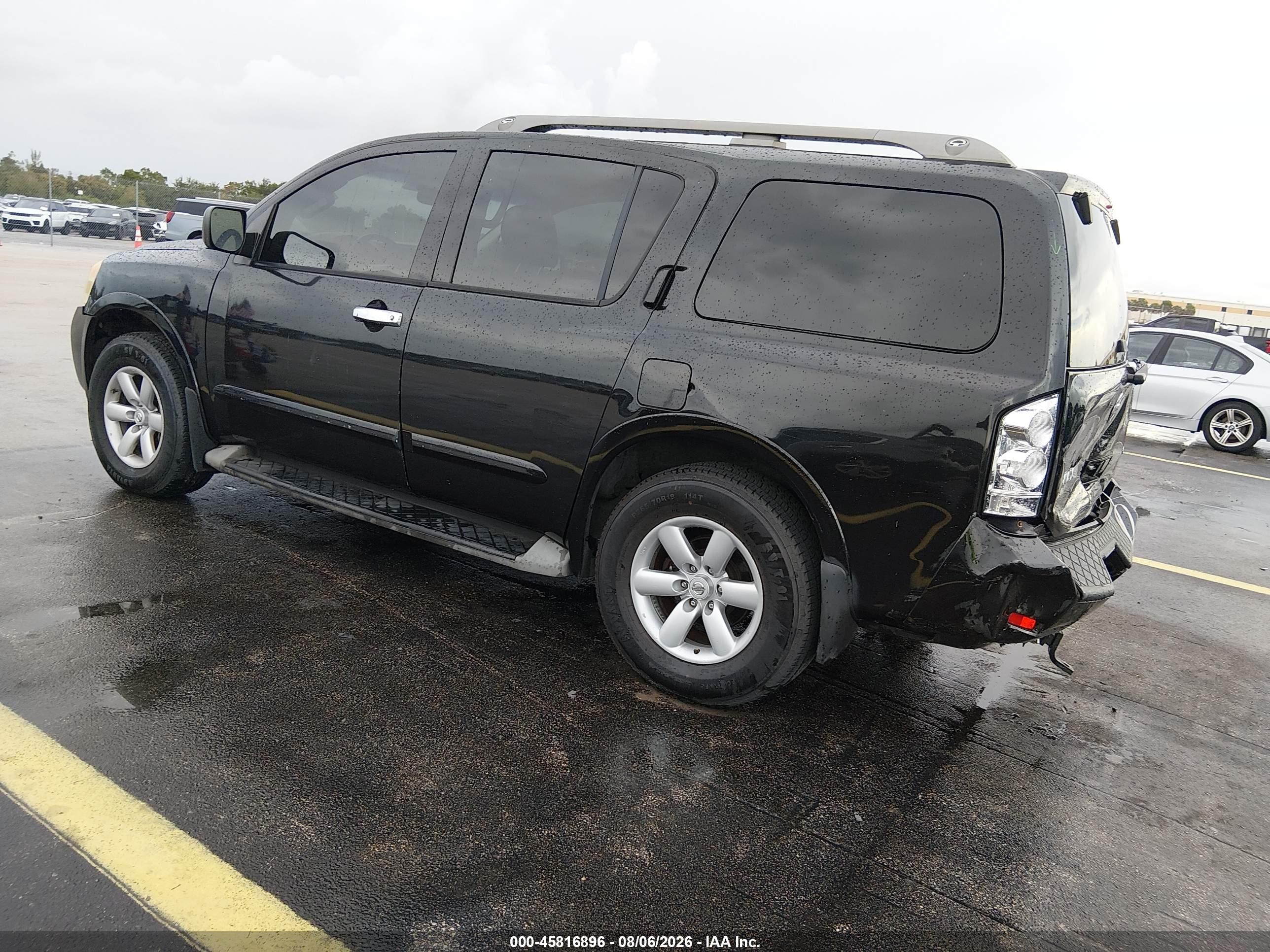 2013 Nissan Armada Sv Black vin: 5N1BA0NC4DN605247