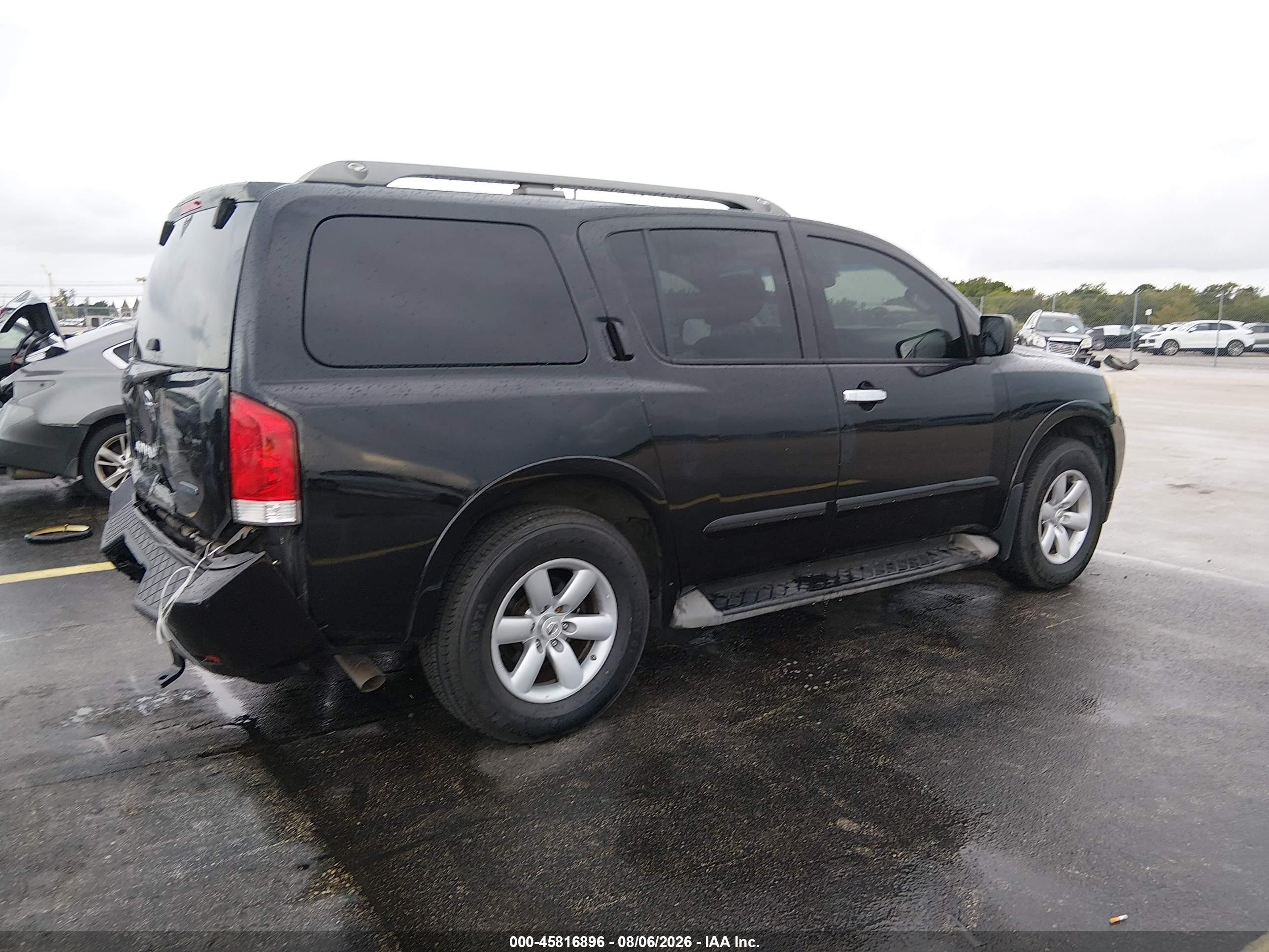 2013 Nissan Armada Sv Black vin: 5N1BA0NC4DN605247