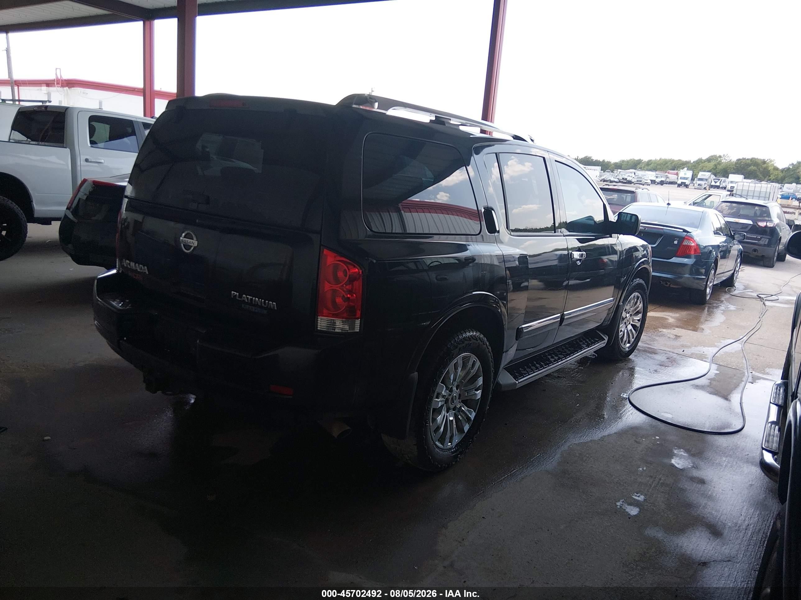 2015 Nissan Armada Platinum Black vin: 5N1BA0NC4FN601248