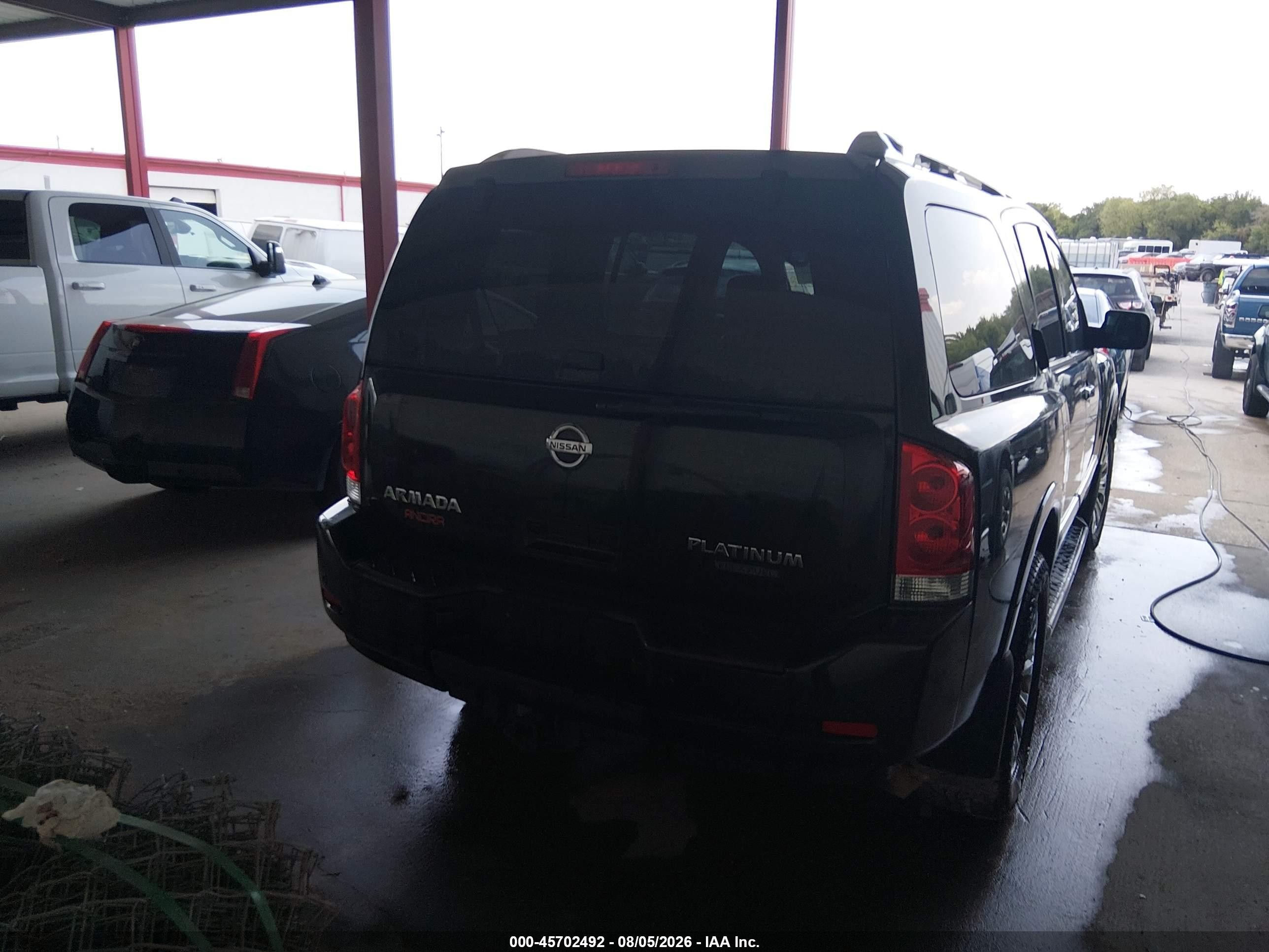 2015 Nissan Armada Platinum Black vin: 5N1BA0NC4FN601248