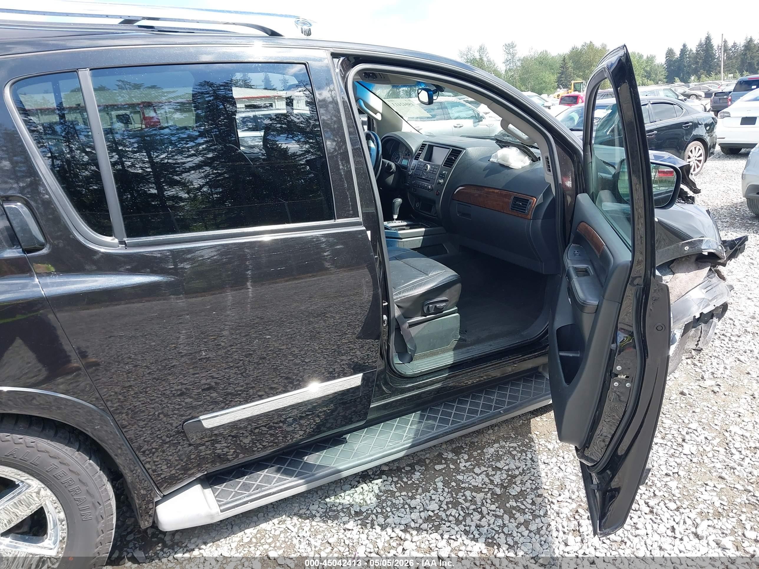 2013 Nissan Armada Platinum Black vin: 5N1BA0NC5DN609923