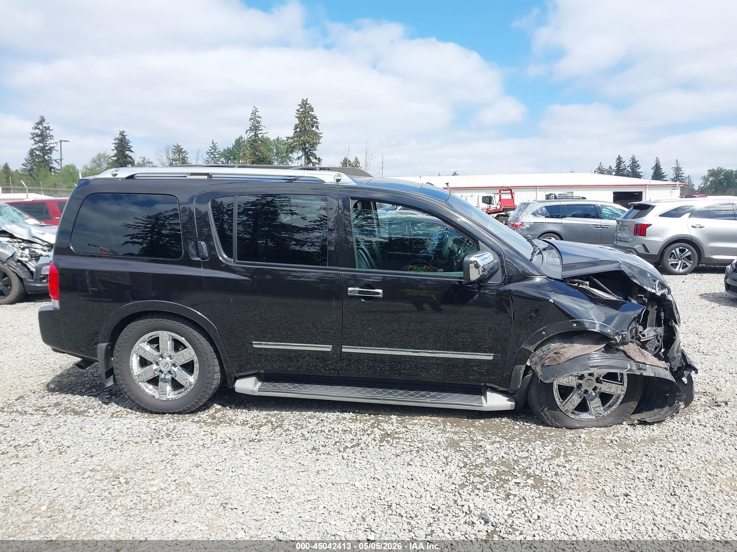 2013 Nissan Armada Platinum Black vin: 5N1BA0NC5DN609923