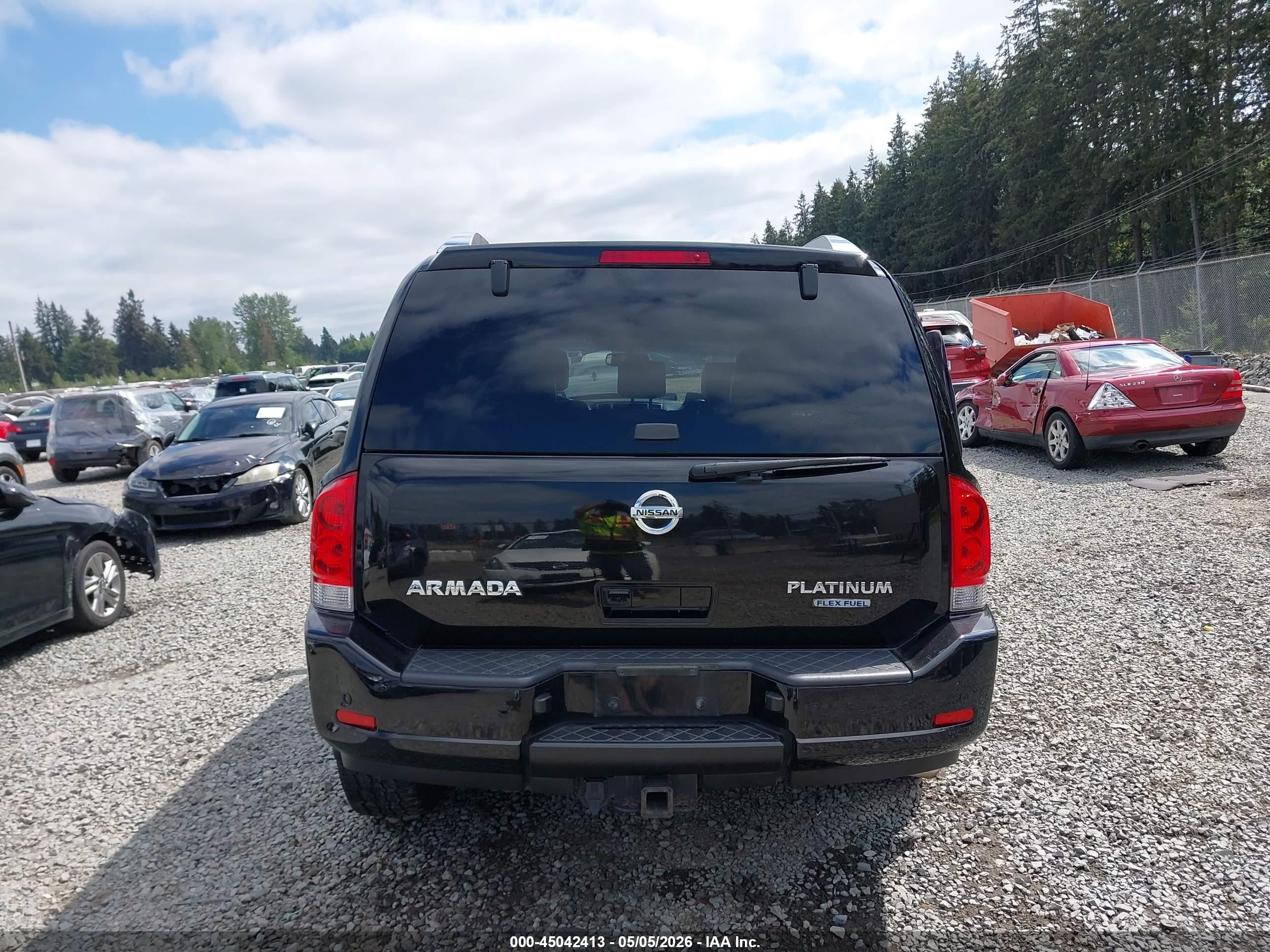 2013 Nissan Armada Platinum Black vin: 5N1BA0NC5DN609923