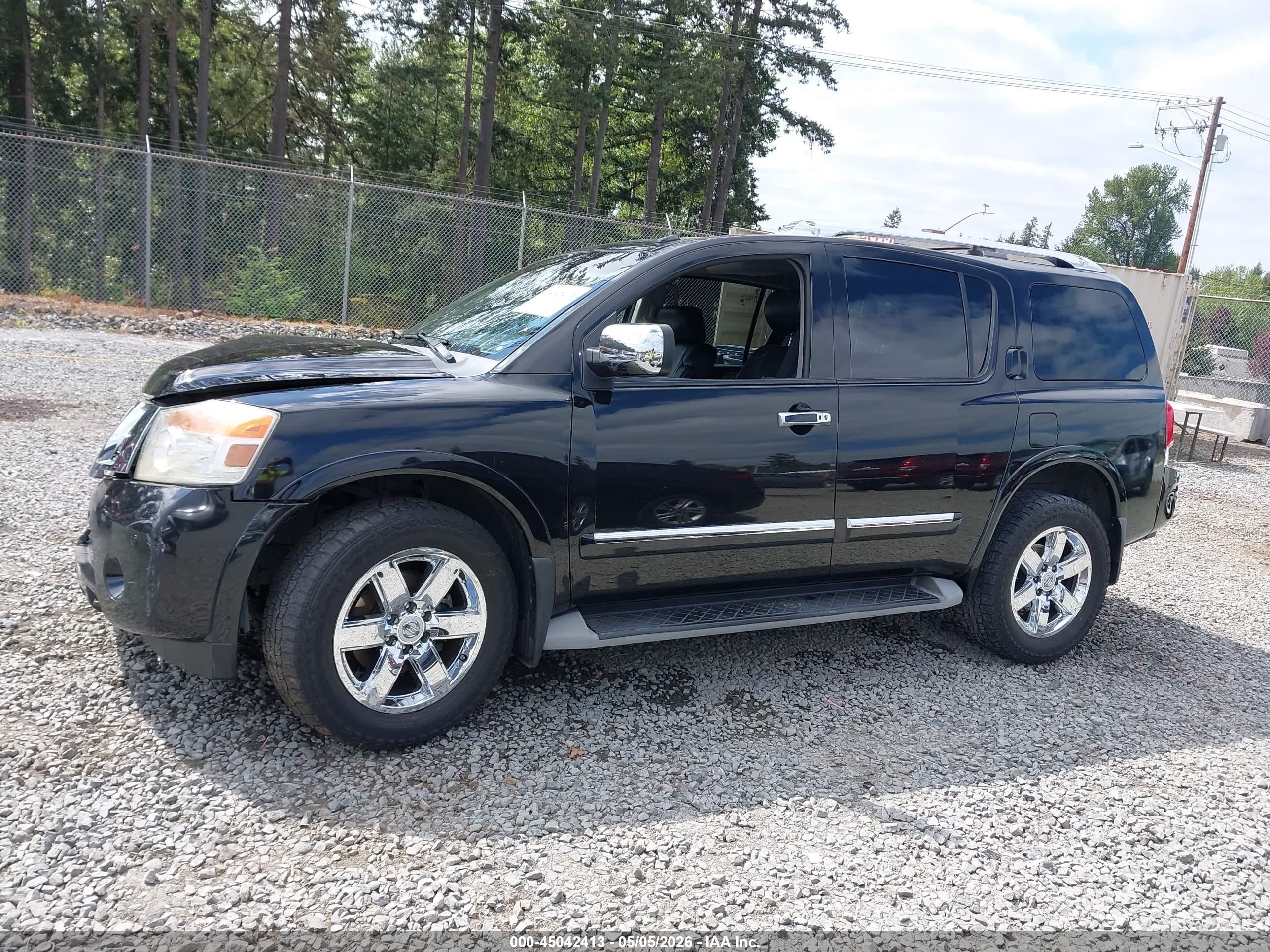 2013 Nissan Armada Platinum Black vin: 5N1BA0NC5DN609923