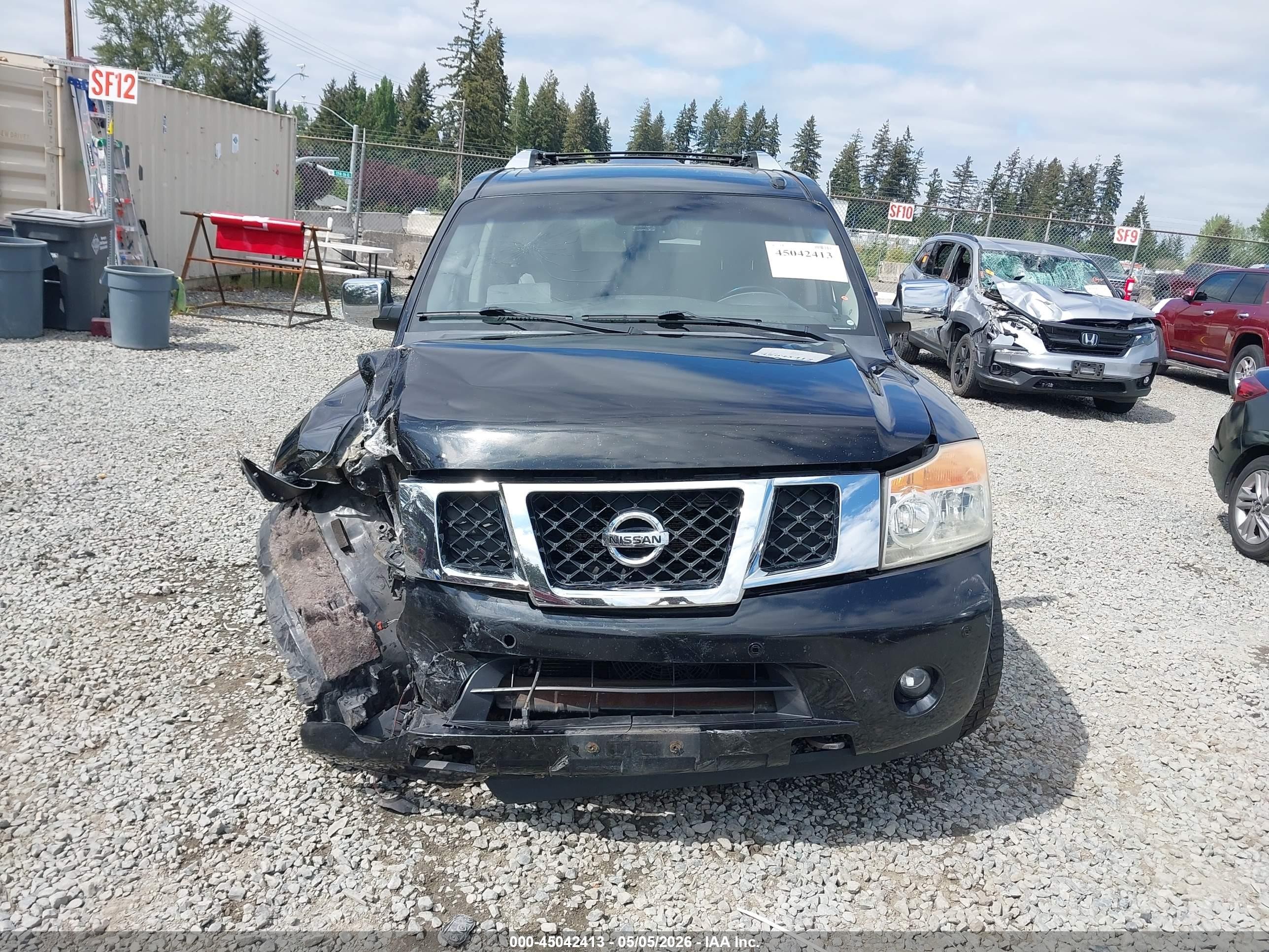 2013 Nissan Armada Platinum Black vin: 5N1BA0NC5DN609923