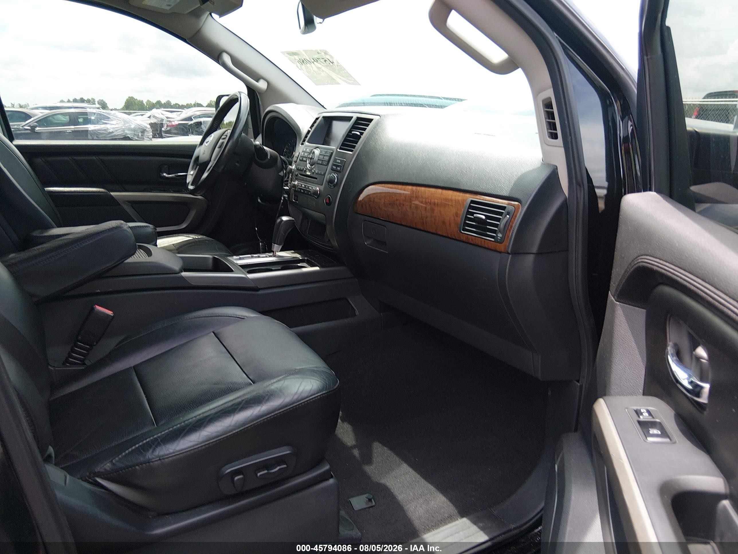 2015 Nissan Armada Sl Black vin: 5N1BA0NC5FN600674