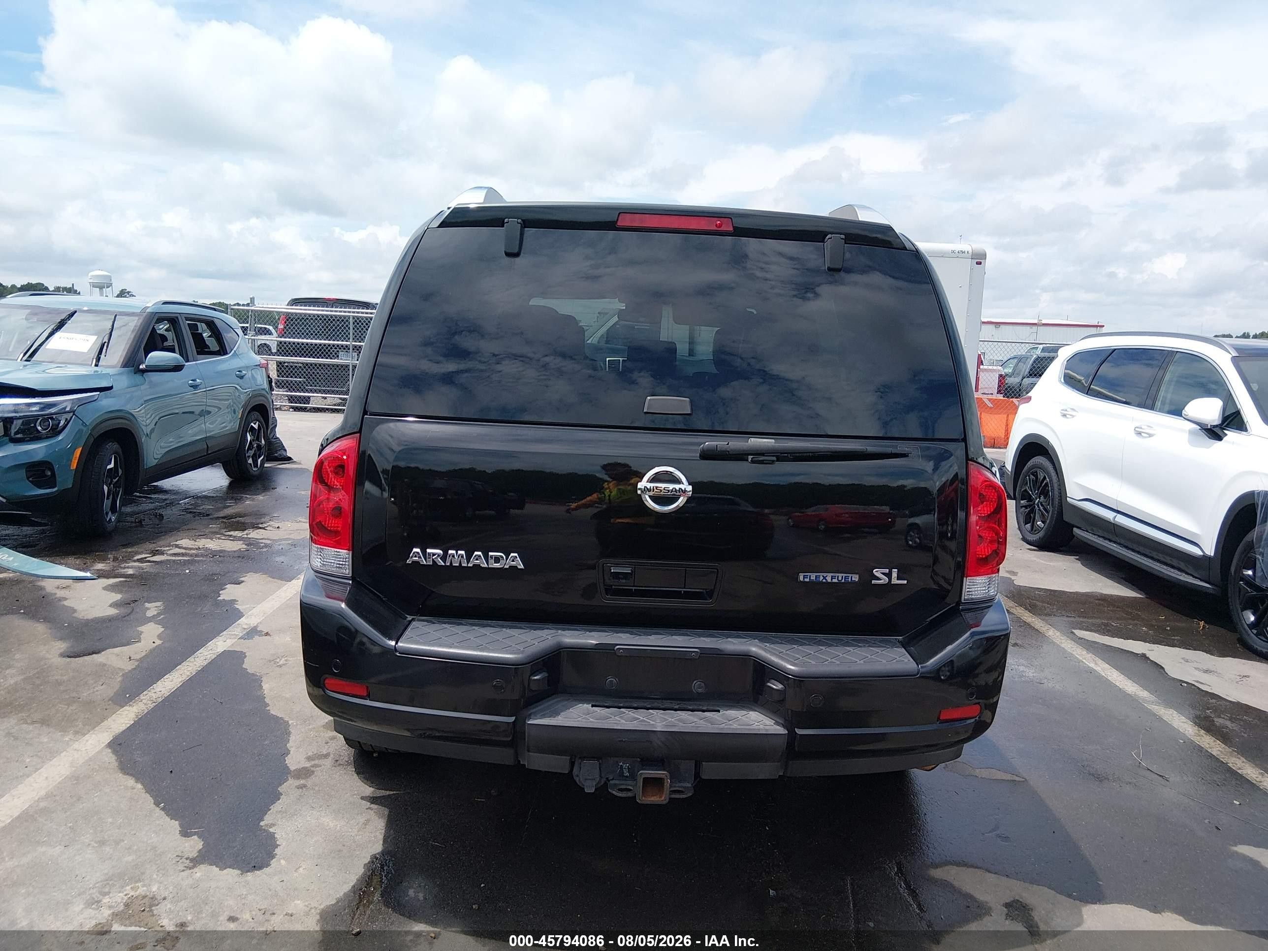 2015 Nissan Armada Sl Black vin: 5N1BA0NC5FN600674