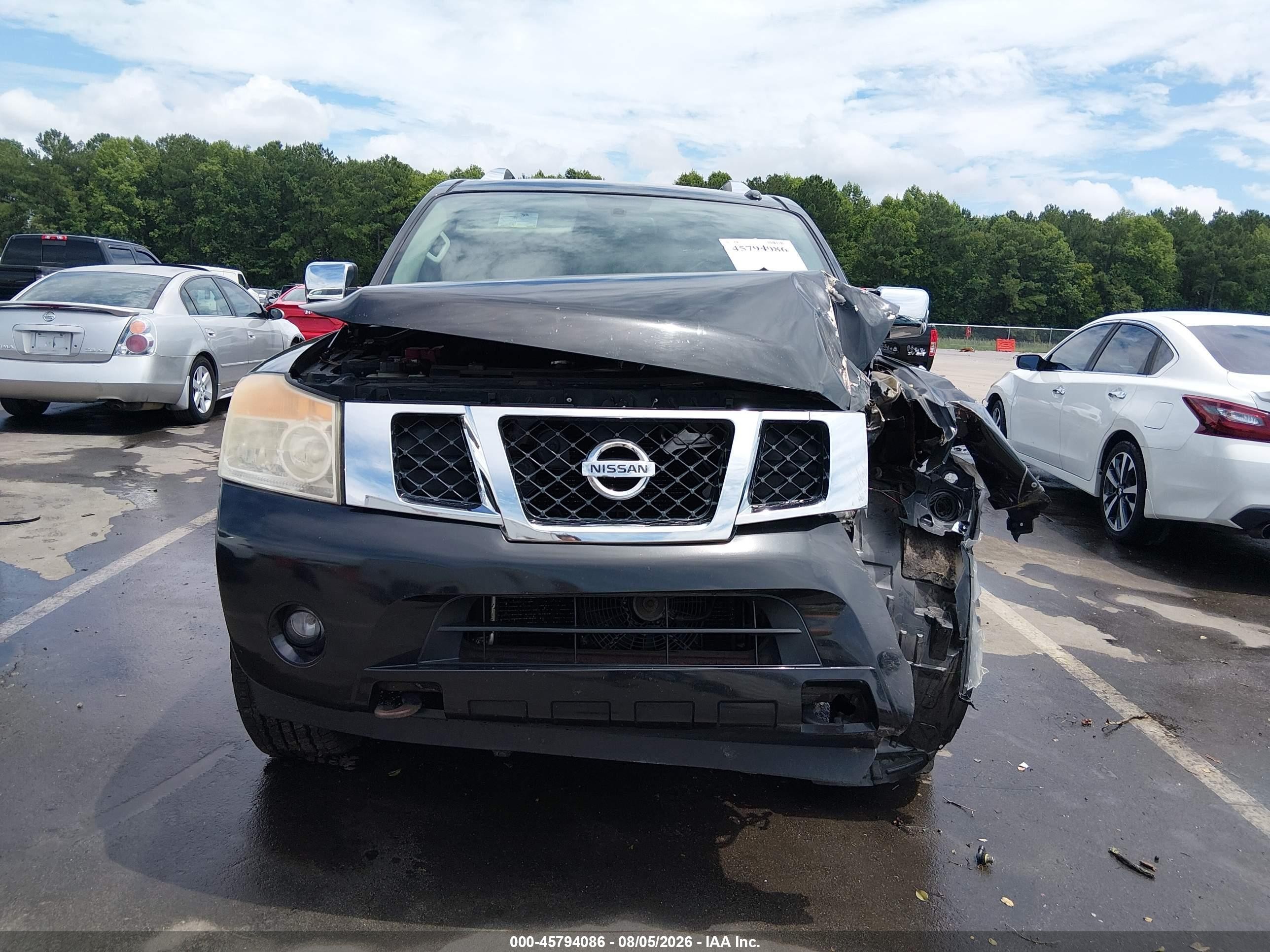 2015 Nissan Armada Sl Black vin: 5N1BA0NC5FN600674