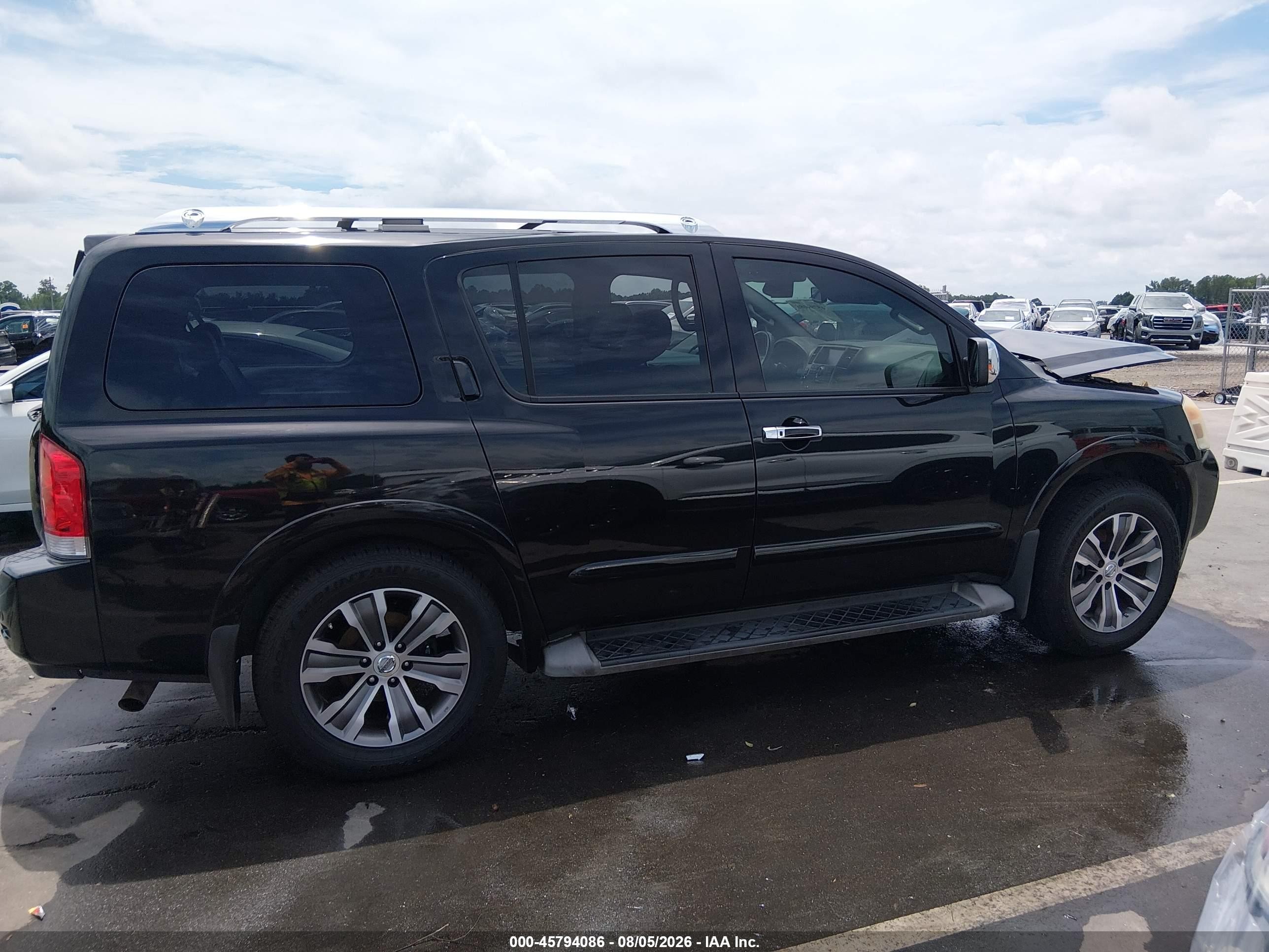 2015 Nissan Armada Sl Black vin: 5N1BA0NC5FN600674