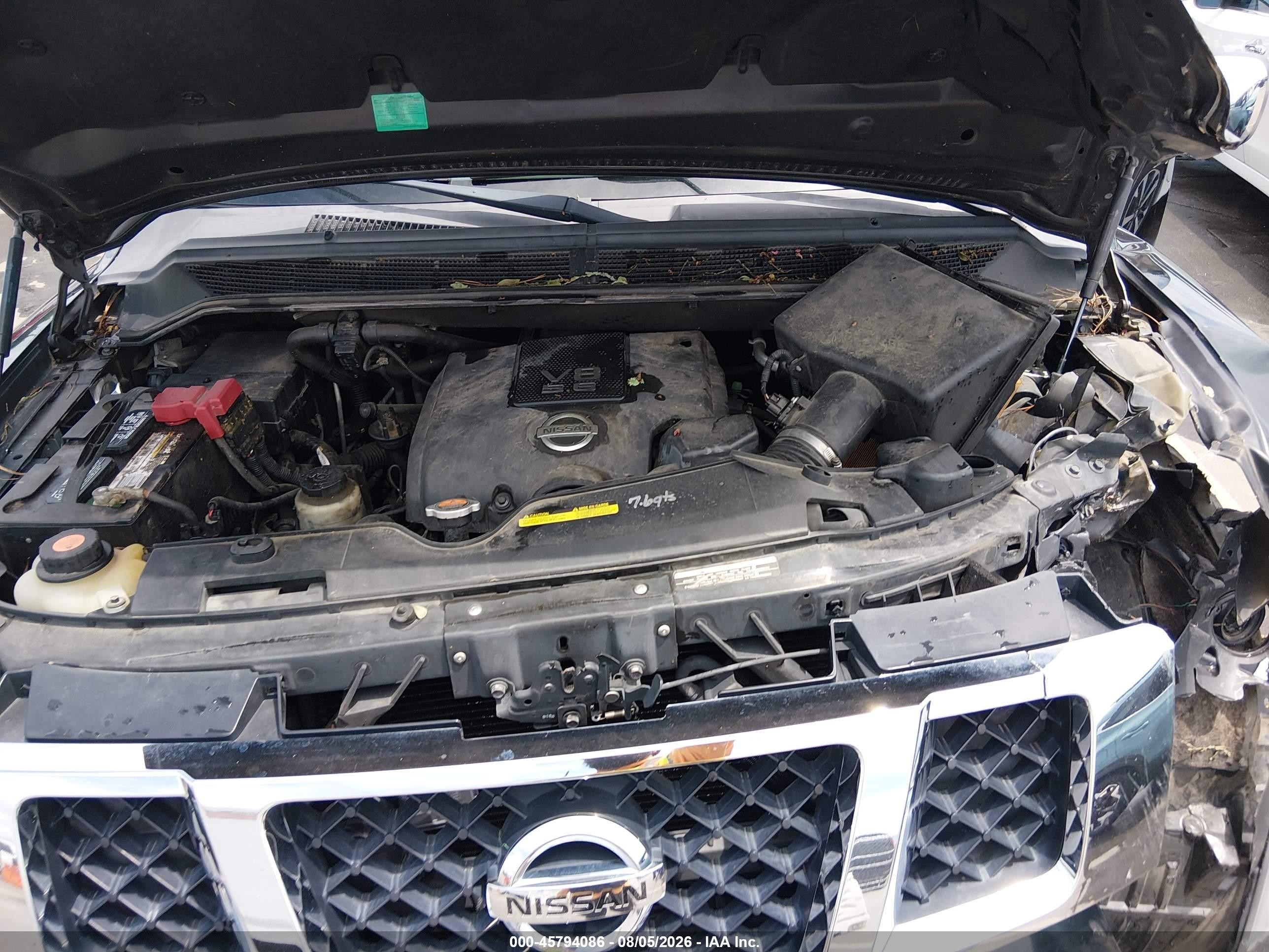 2015 Nissan Armada Sl Black vin: 5N1BA0NC5FN600674
