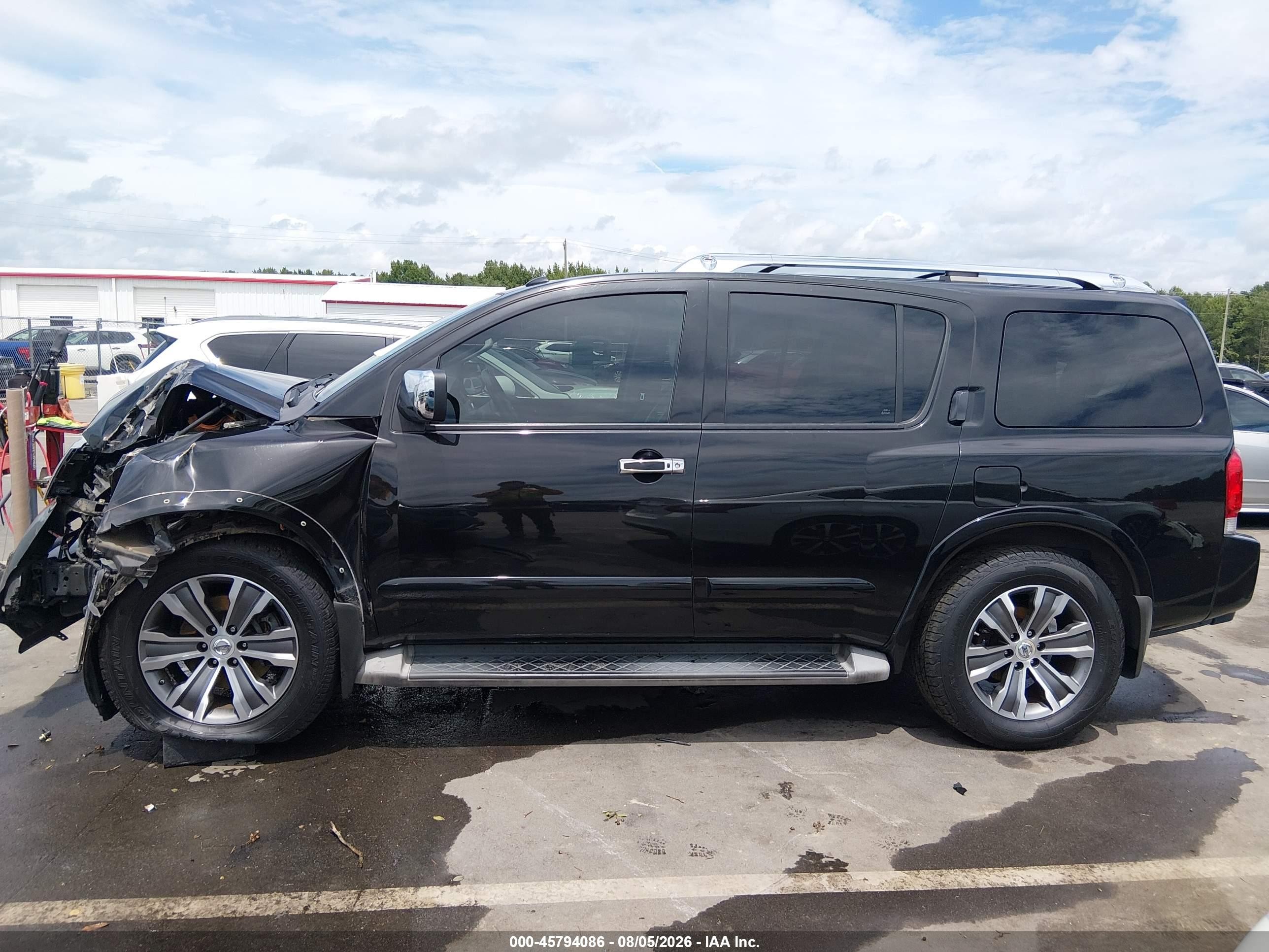 2015 Nissan Armada Sl Black vin: 5N1BA0NC5FN600674
