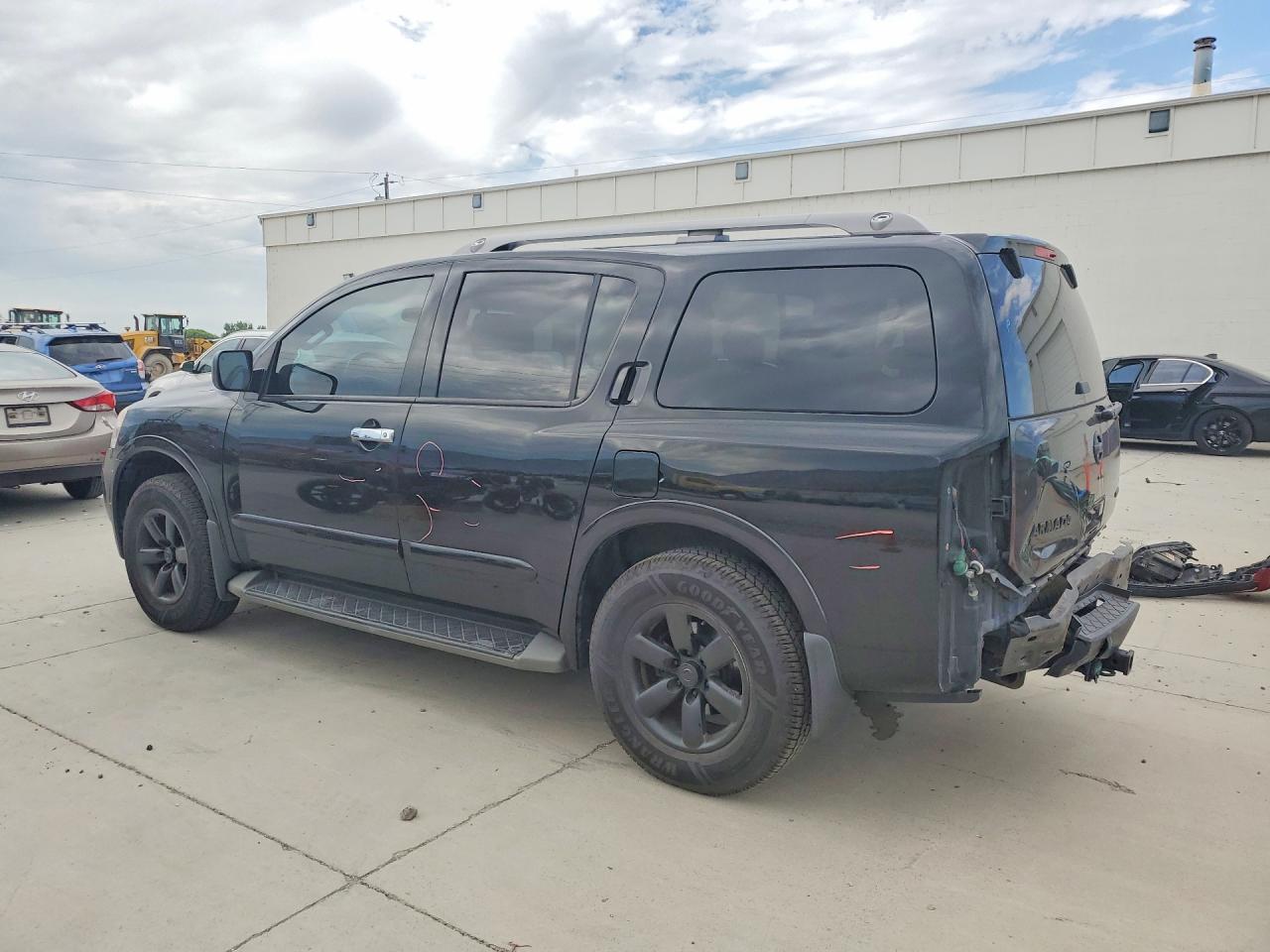 2015 Nissan Armada Sv Black vin: 5N1BA0NC6FN623056