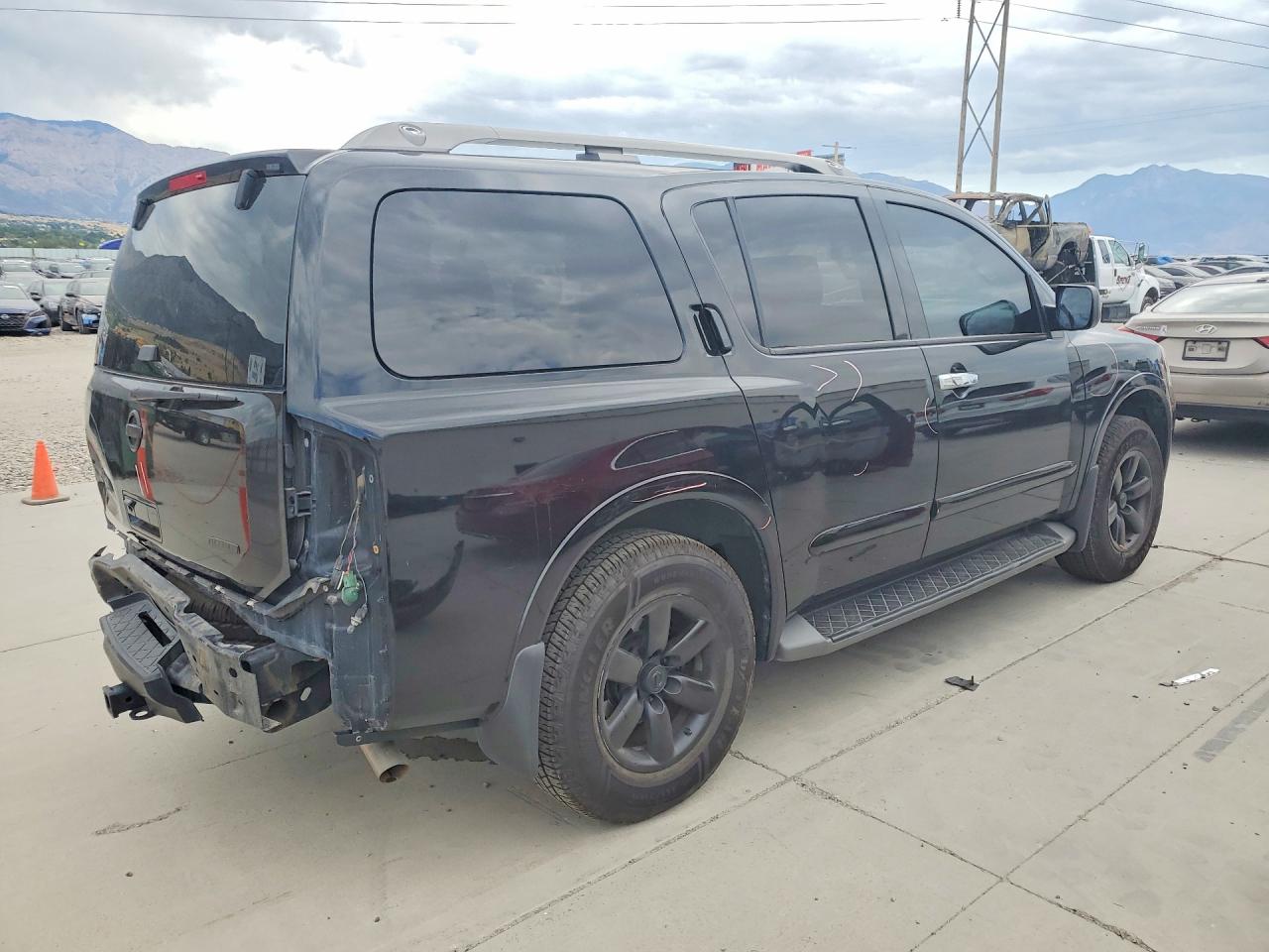 2015 Nissan Armada Sv Black vin: 5N1BA0NC6FN623056