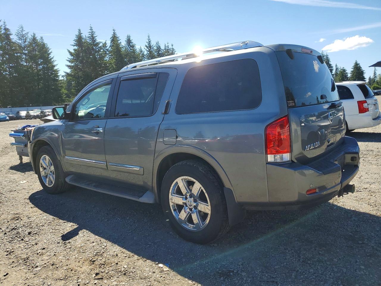 2013 Nissan Armada Sv Gray vin: 5N1BA0NC8DN605283