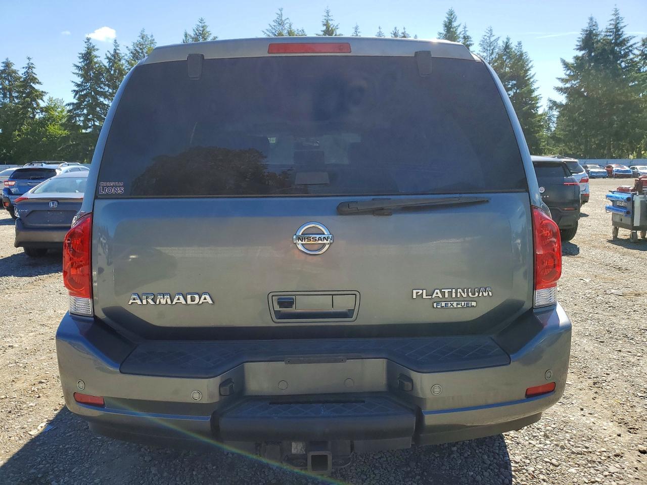 2013 Nissan Armada Sv Gray vin: 5N1BA0NC8DN605283