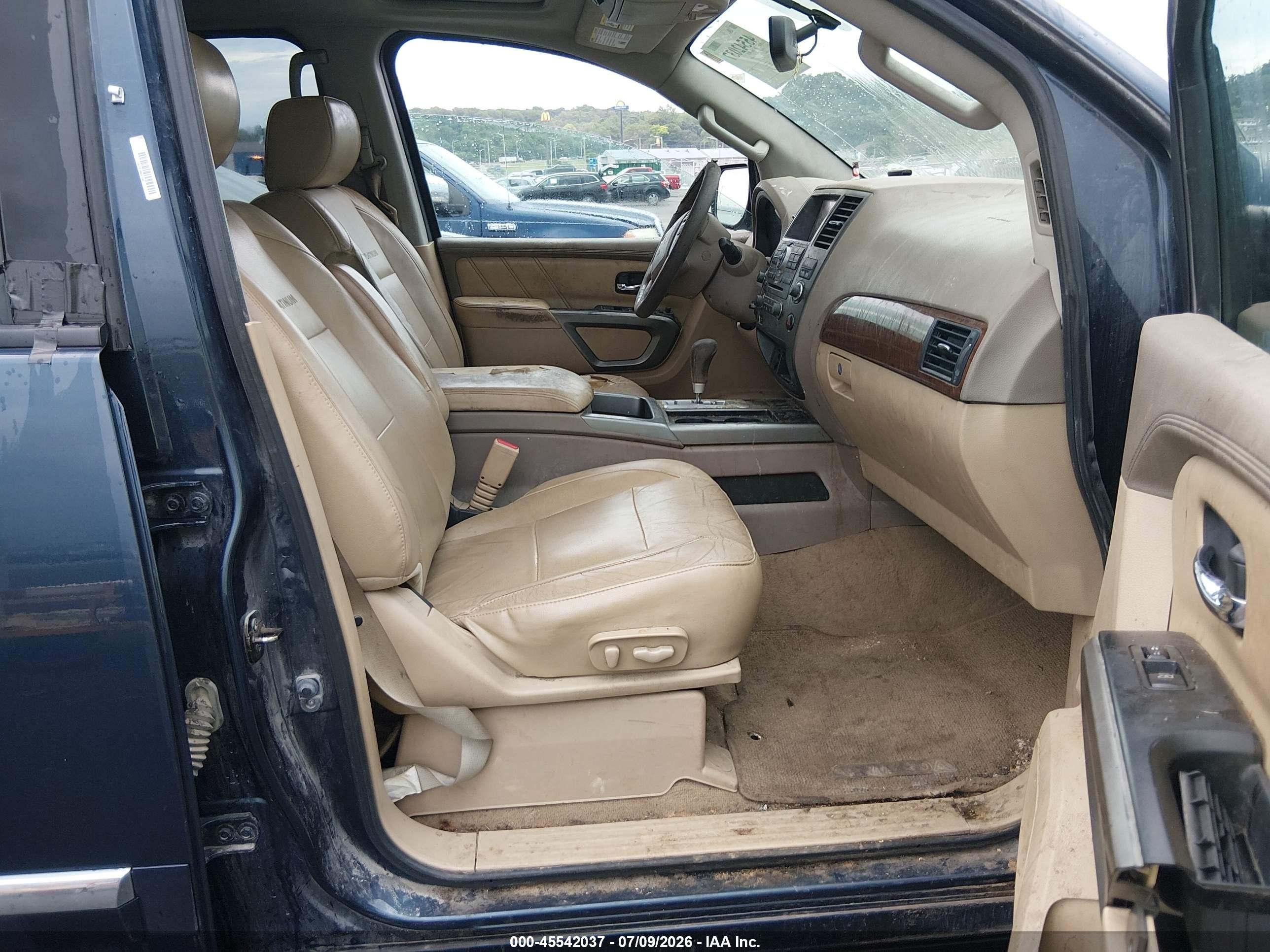 2015 Nissan Armada Platinum Blue vin: 5N1BA0NC8FN600667