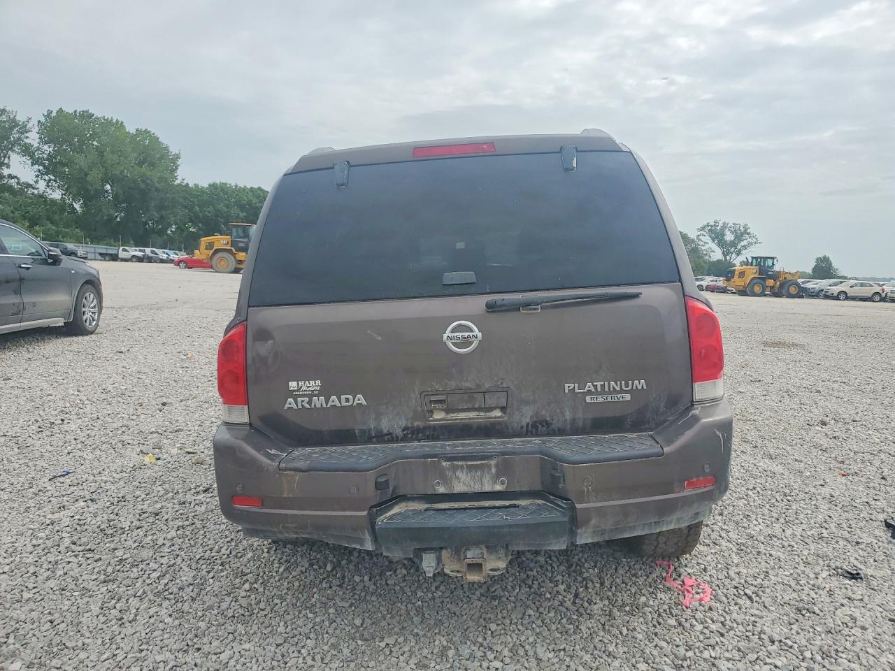 2014 Nissan Armada Platinum Brown vin: 5N1BA0NCXEN602015