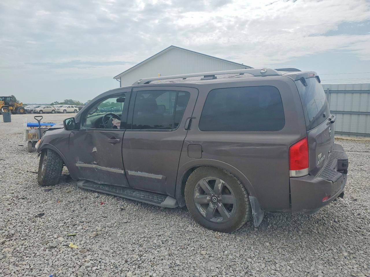2014 Nissan Armada Platinum Brown vin: 5N1BA0NCXEN602015