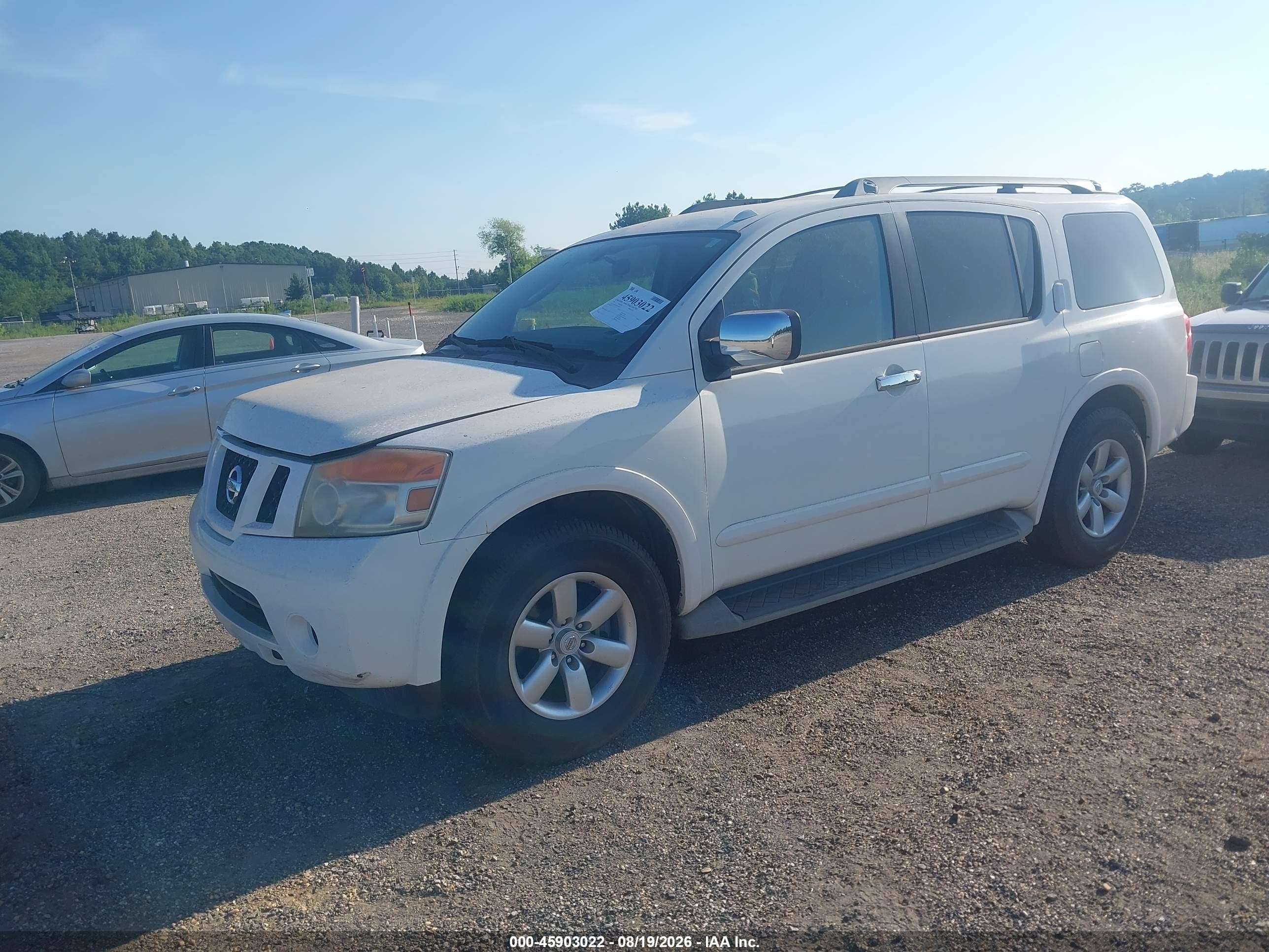 2010 Nissan Armada Se/titanium/platinum White vin: 5N1BA0ND0AN603287