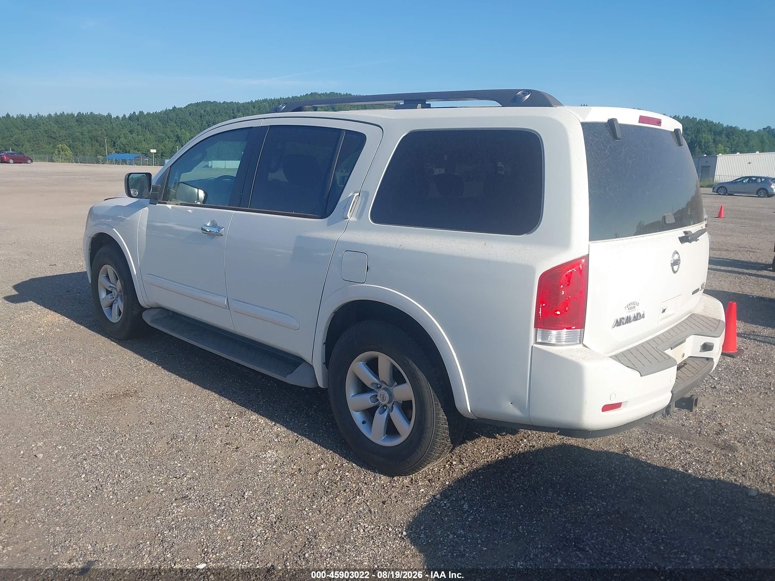 2010 Nissan Armada Se/titanium/platinum White vin: 5N1BA0ND0AN603287