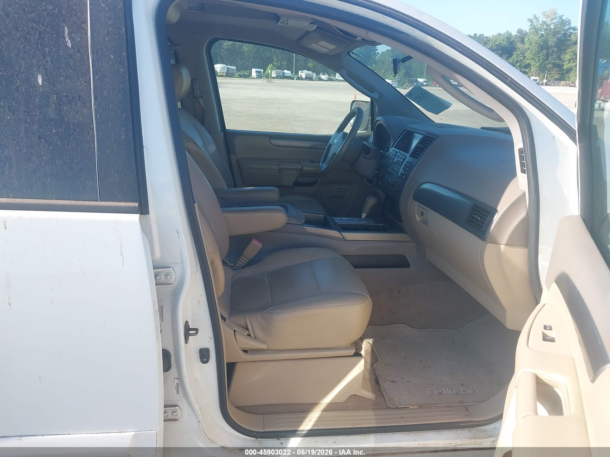 2010 Nissan Armada Se/titanium/platinum White vin: 5N1BA0ND0AN603287