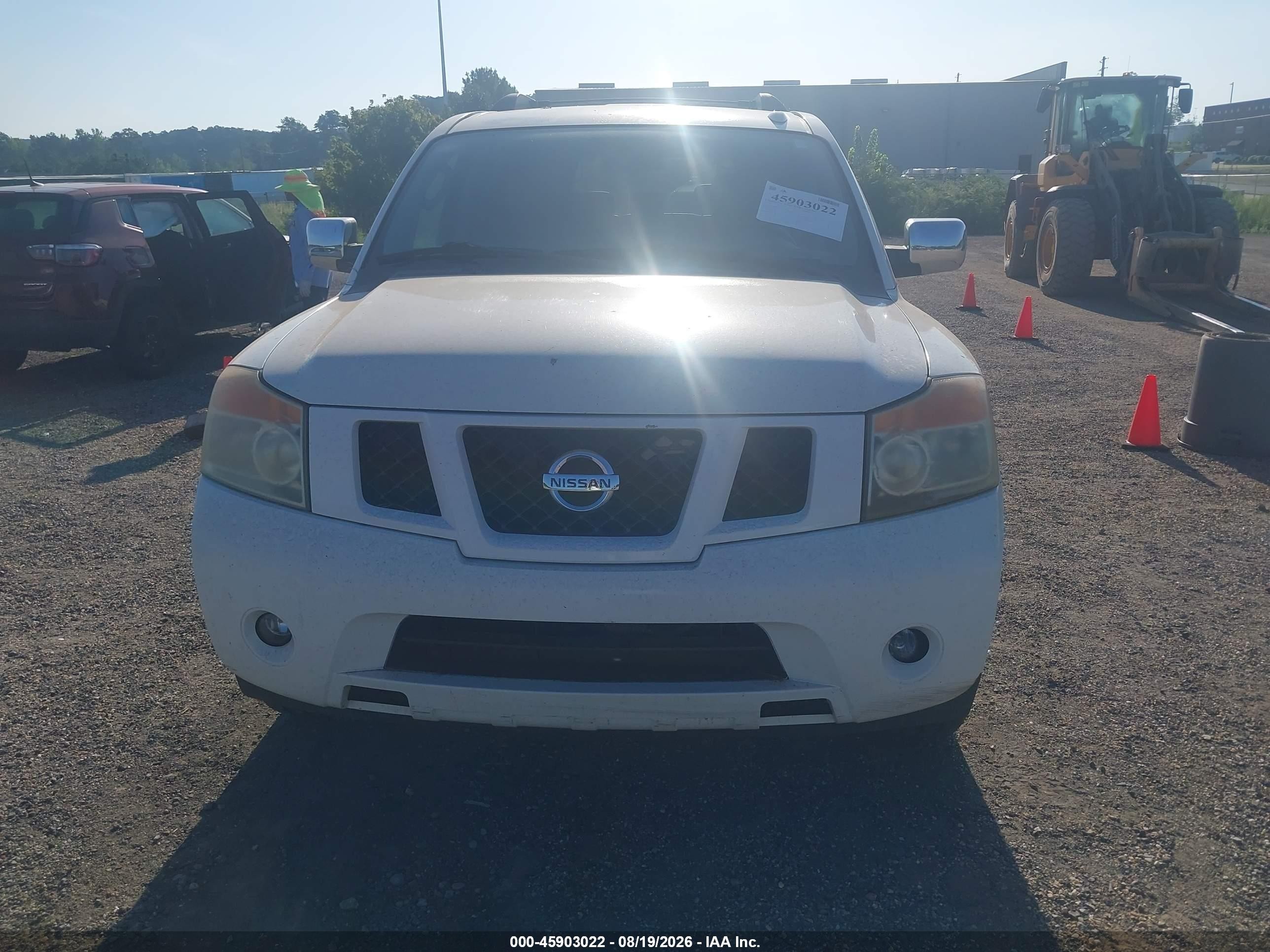 2010 Nissan Armada Se/titanium/platinum White vin: 5N1BA0ND0AN603287