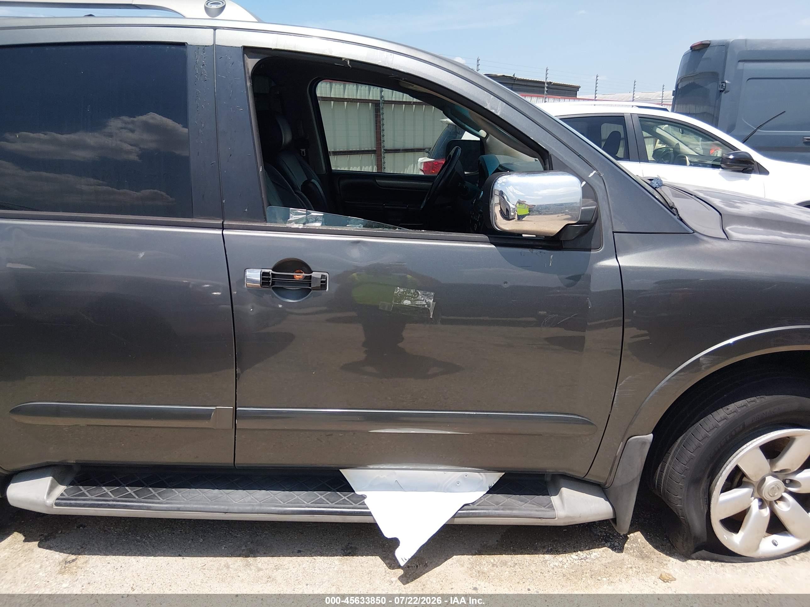 2010 Nissan Armada Se Gray vin: 5N1BA0ND0AN606769