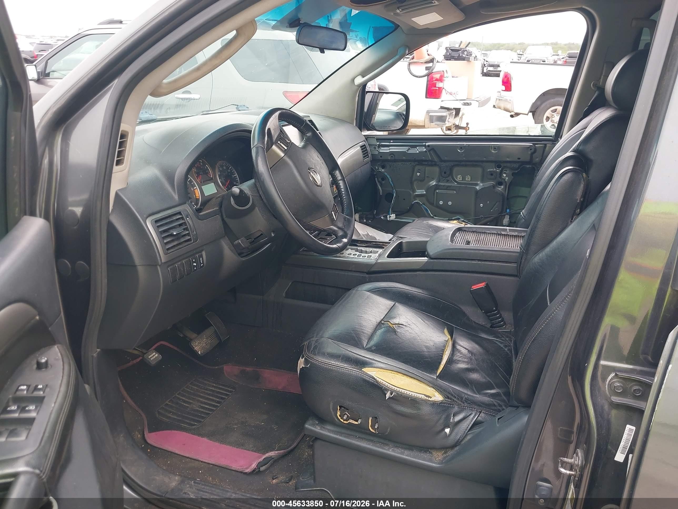 2010 Nissan Armada Se Gray vin: 5N1BA0ND0AN606769