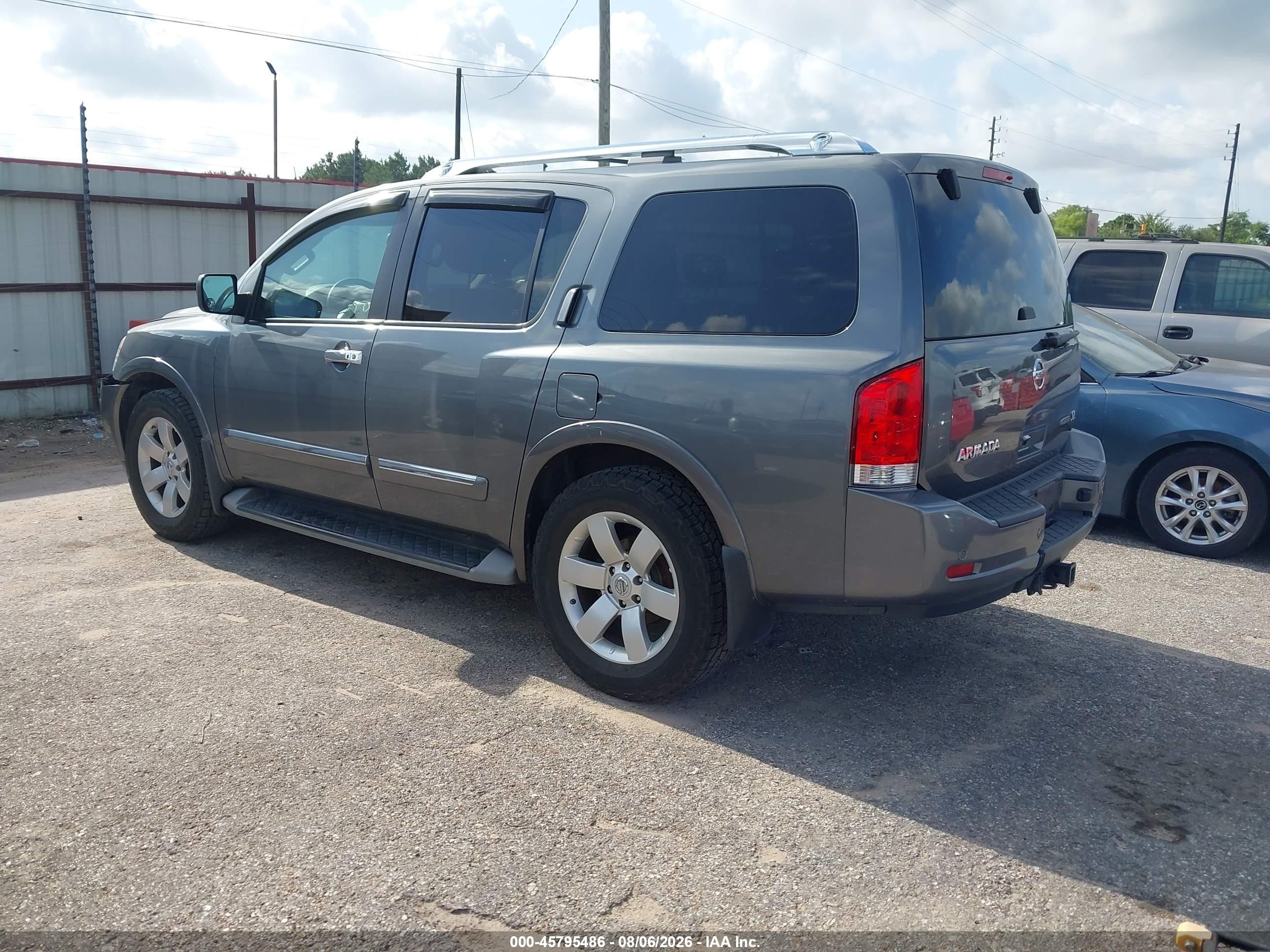 2013 Nissan Armada Sl Серый vin: 5N1BA0ND0DN604492