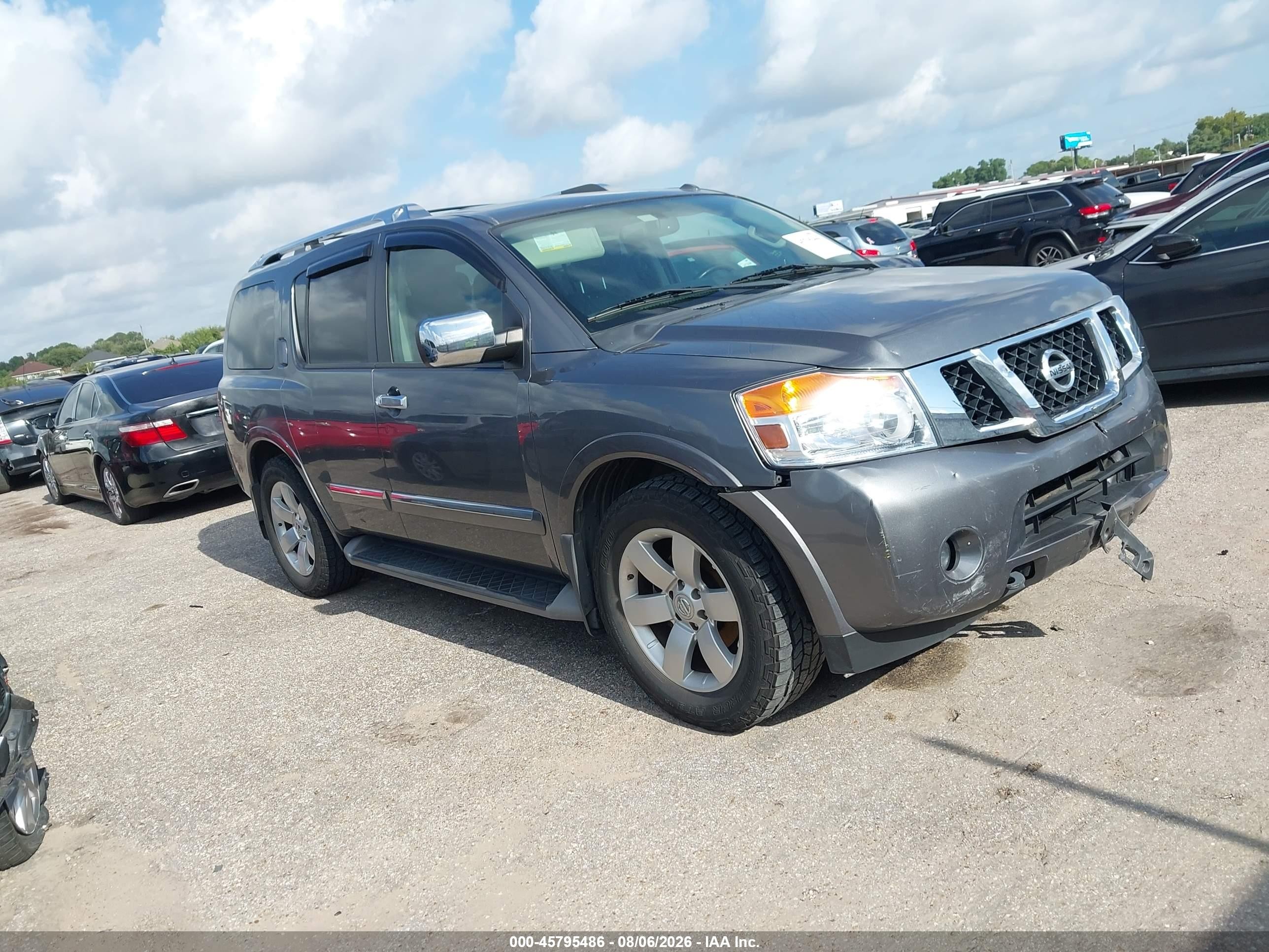 2013 Nissan Armada Sl Серый vin: 5N1BA0ND0DN604492