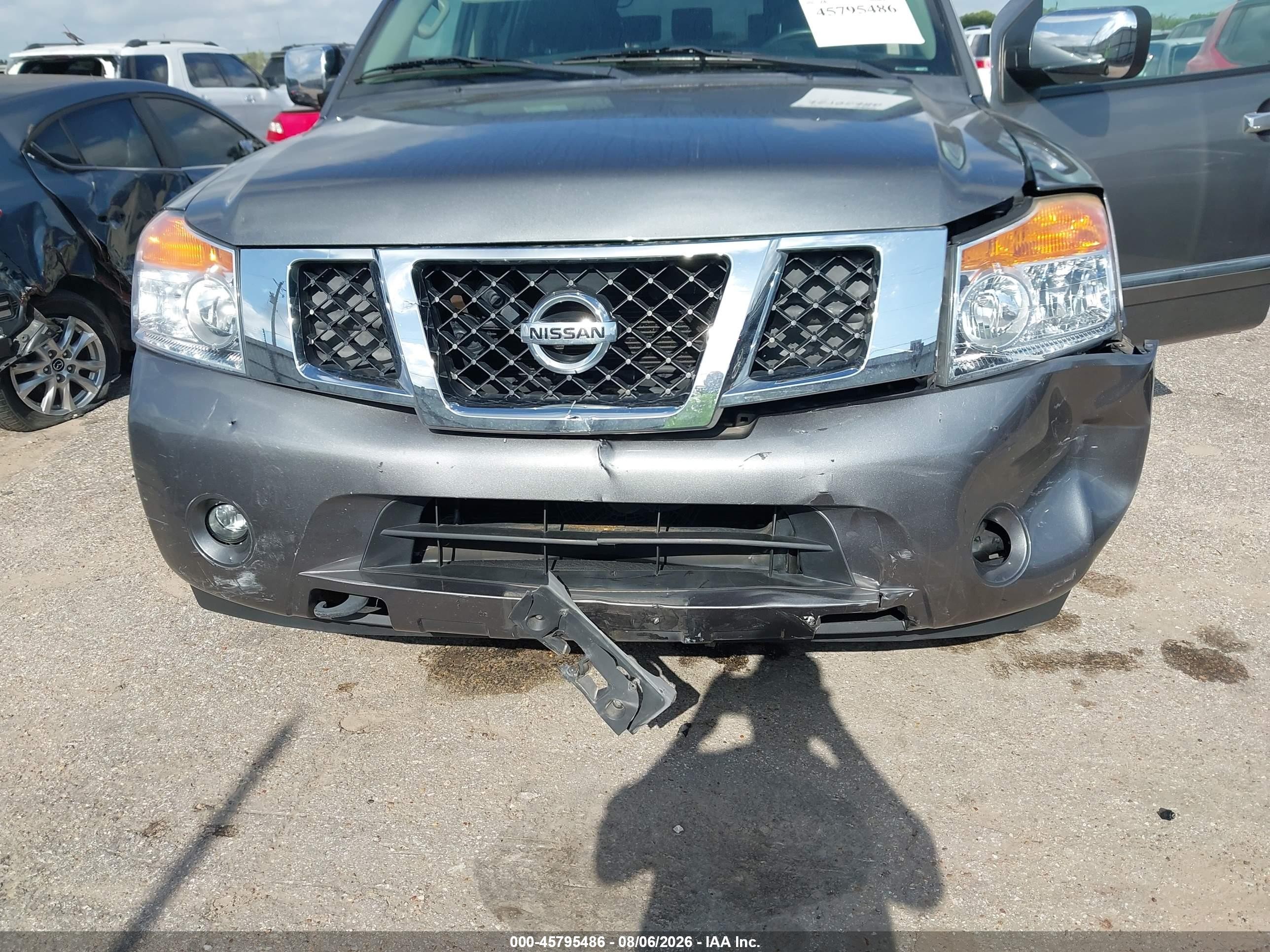 2013 Nissan Armada Sl Серый vin: 5N1BA0ND0DN604492