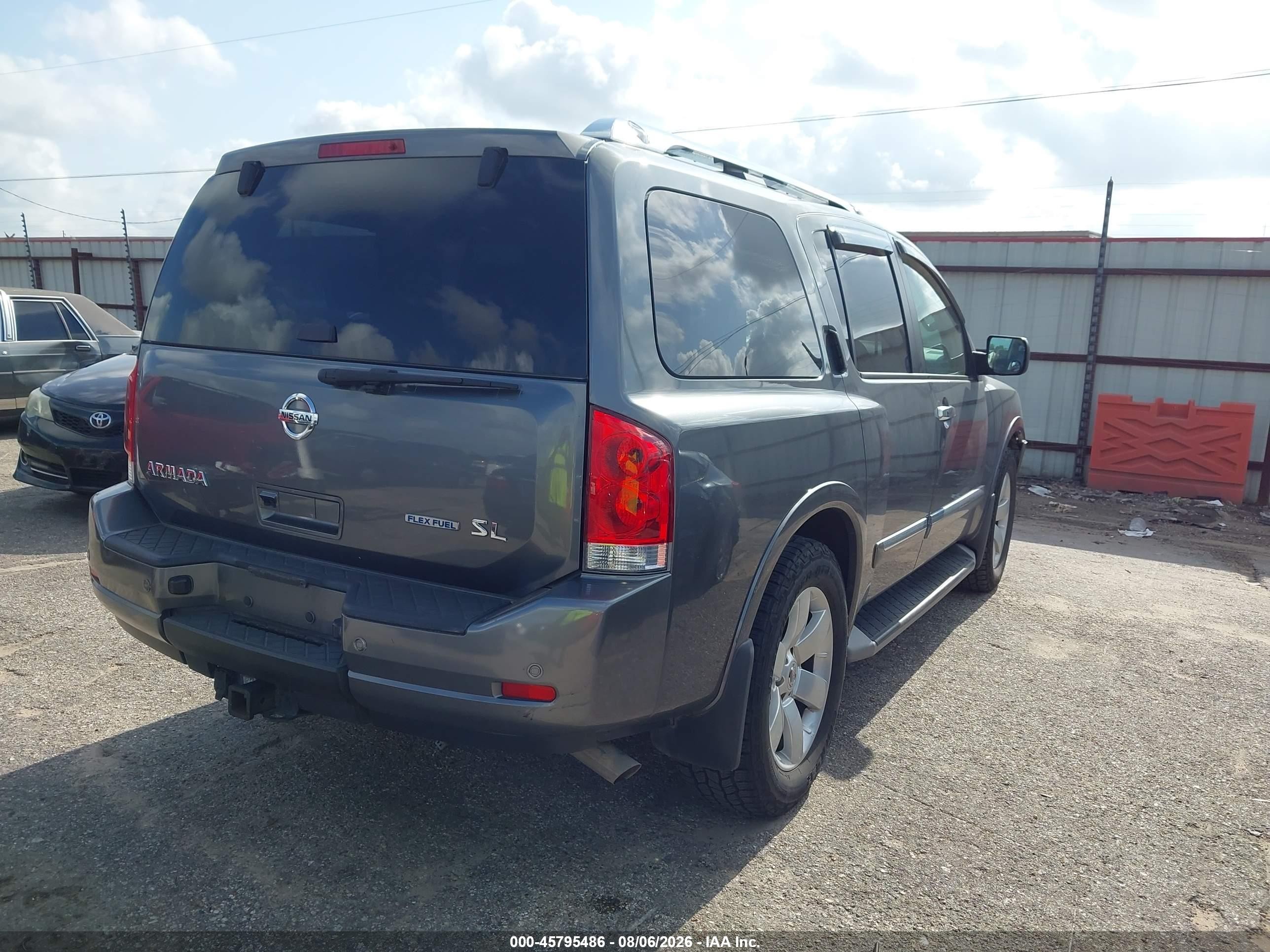 2013 Nissan Armada Sl Серый vin: 5N1BA0ND0DN604492