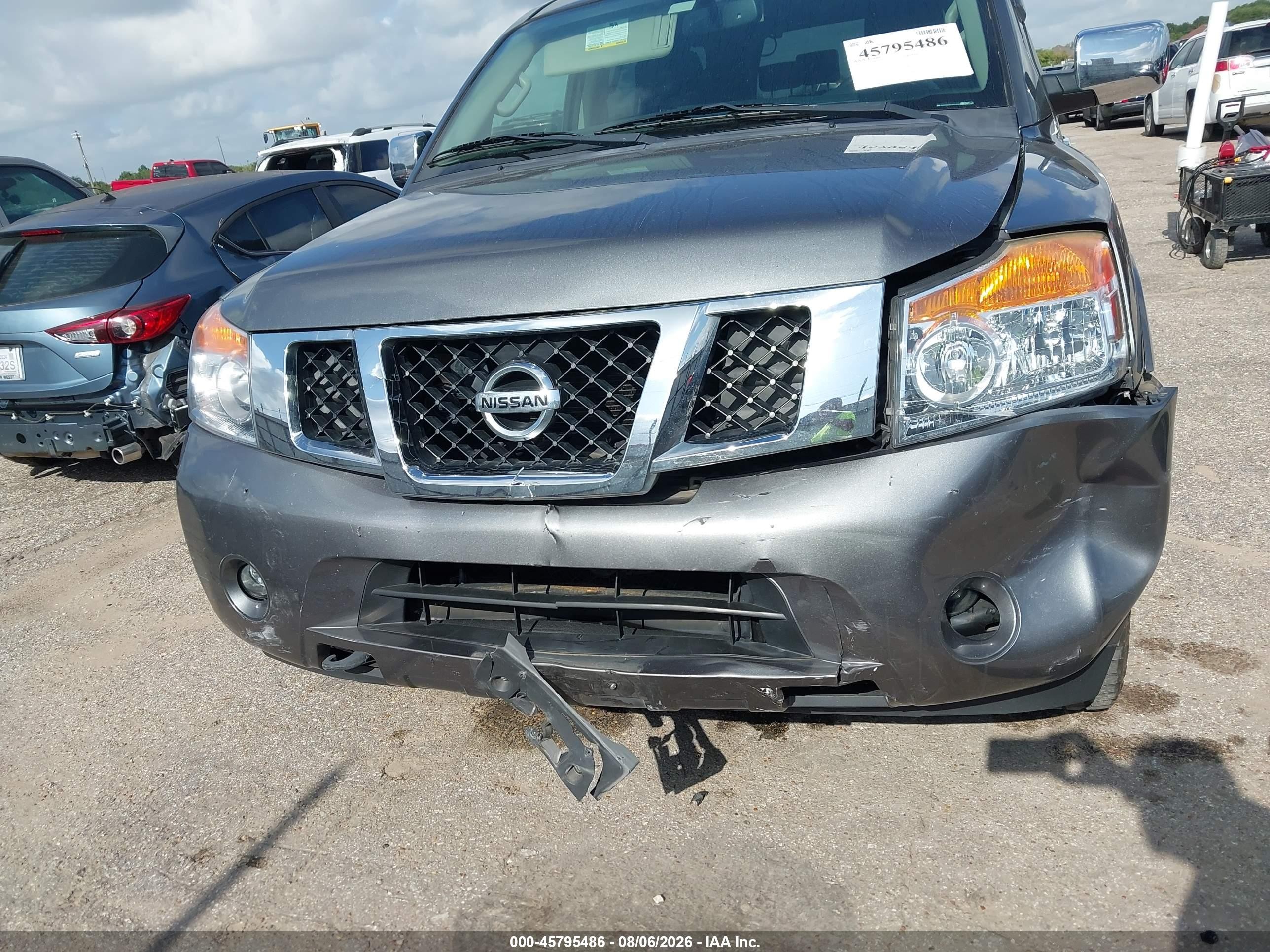 2013 Nissan Armada Sl Серый vin: 5N1BA0ND0DN604492