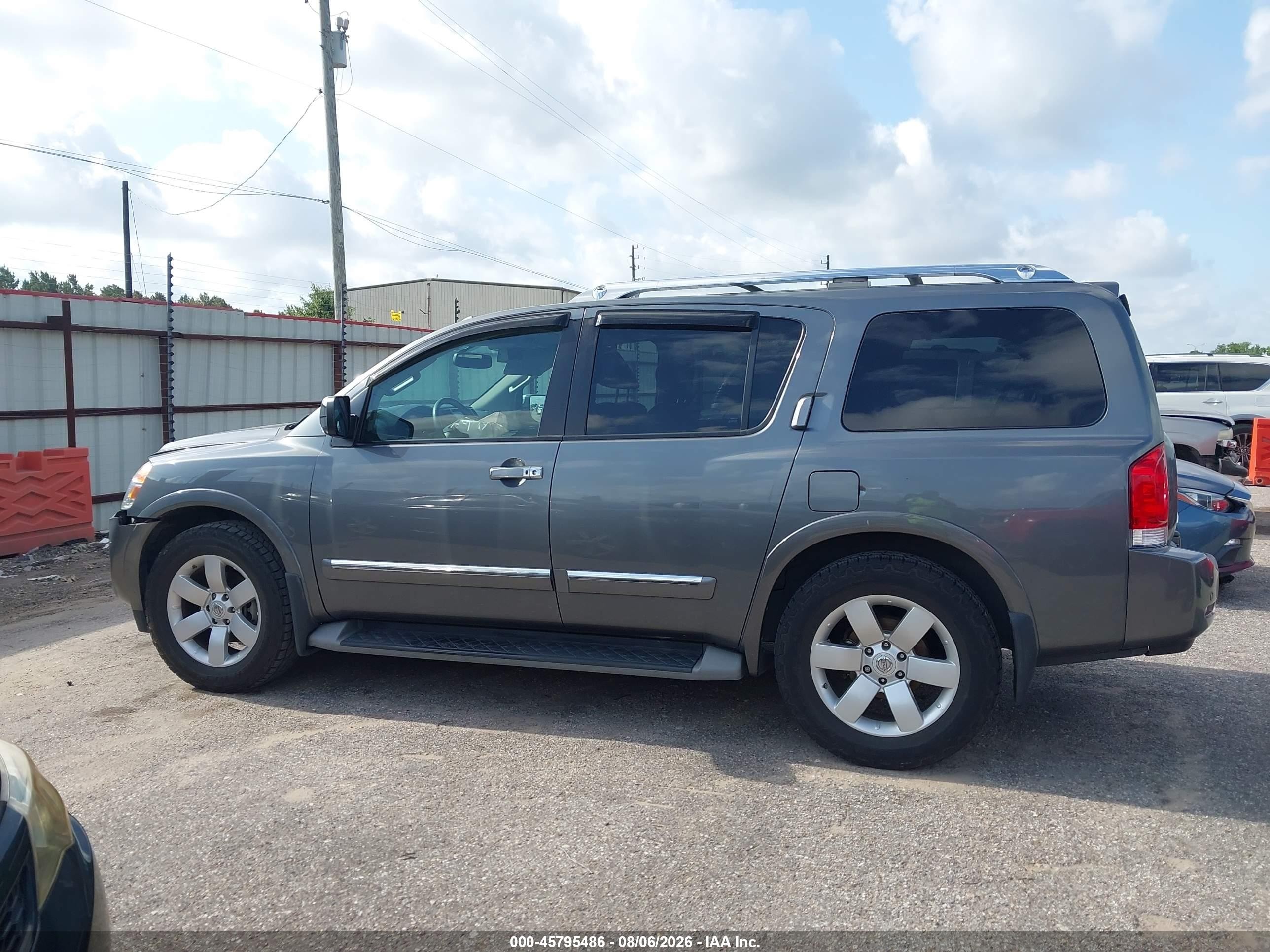 2013 Nissan Armada Sl Серый vin: 5N1BA0ND0DN604492