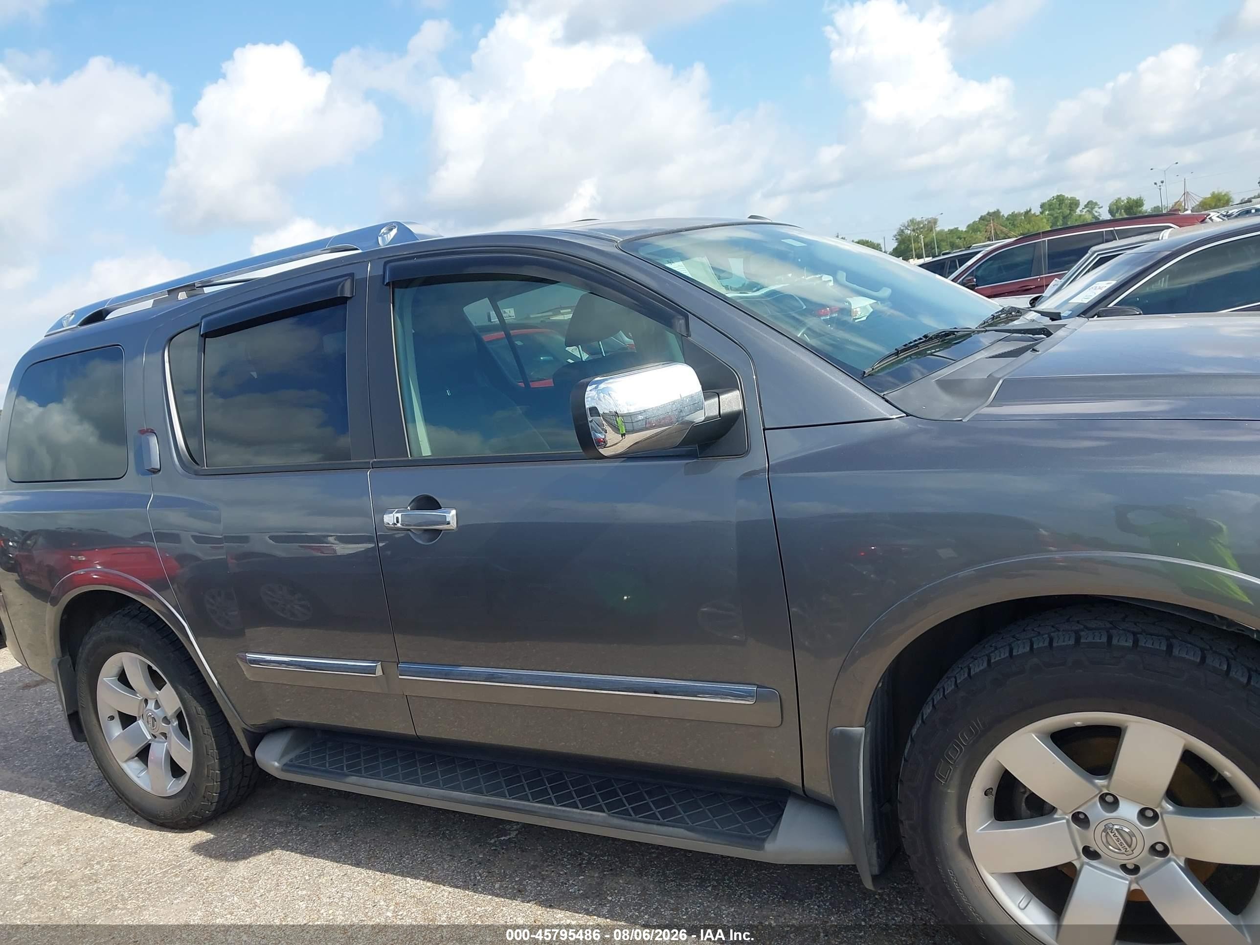 2013 Nissan Armada Sl Серый vin: 5N1BA0ND0DN604492
