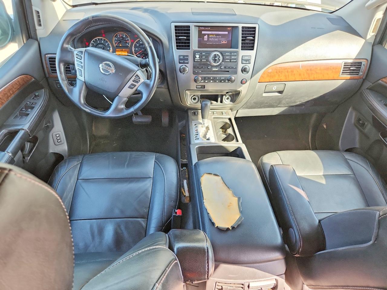 2013 Nissan Armada Sv Серый vin: 5N1BA0ND0DN606386