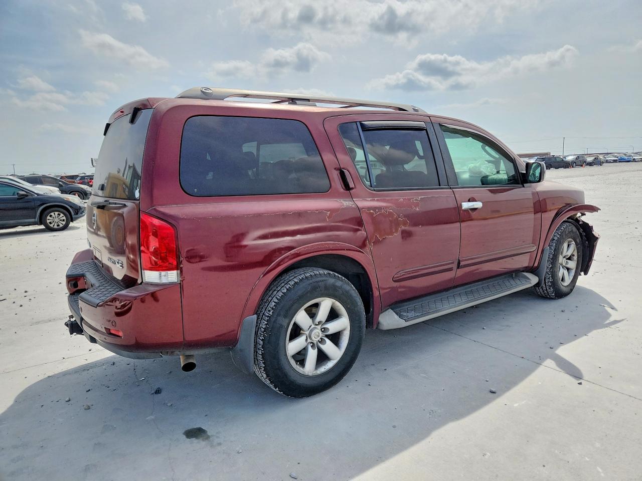 2010 Nissan Armada Se Maroon vin: 5N1BA0ND1AN605825
