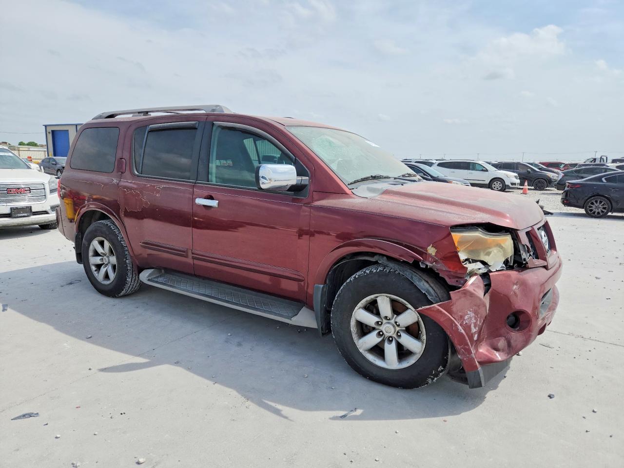 2010 Nissan Armada Se Maroon vin: 5N1BA0ND1AN605825