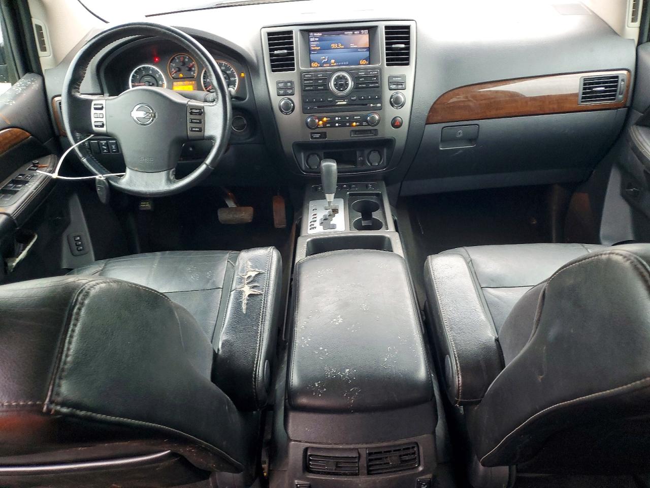 2012 Nissan Armada Sv Черный vin: 5N1BA0ND1CN601700